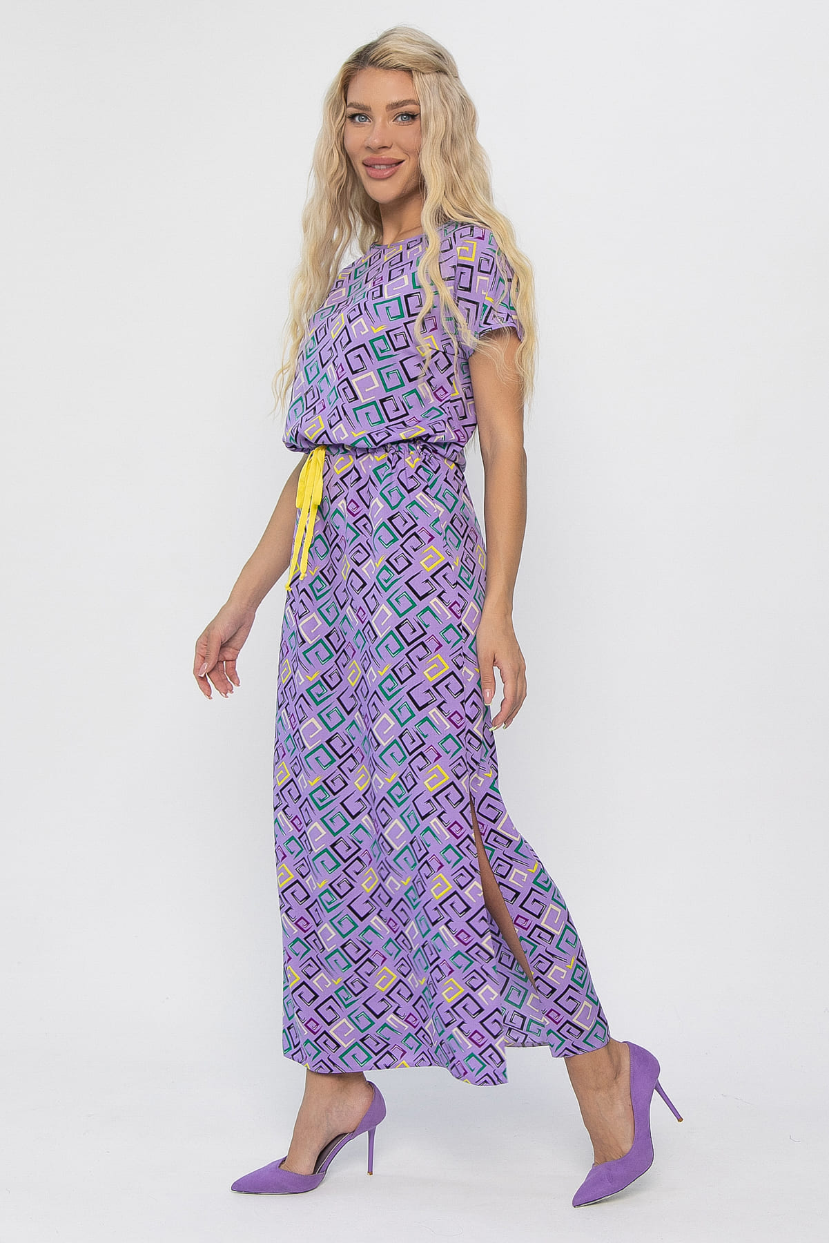 Платье Мэри (фиолетовое) П13880-12М