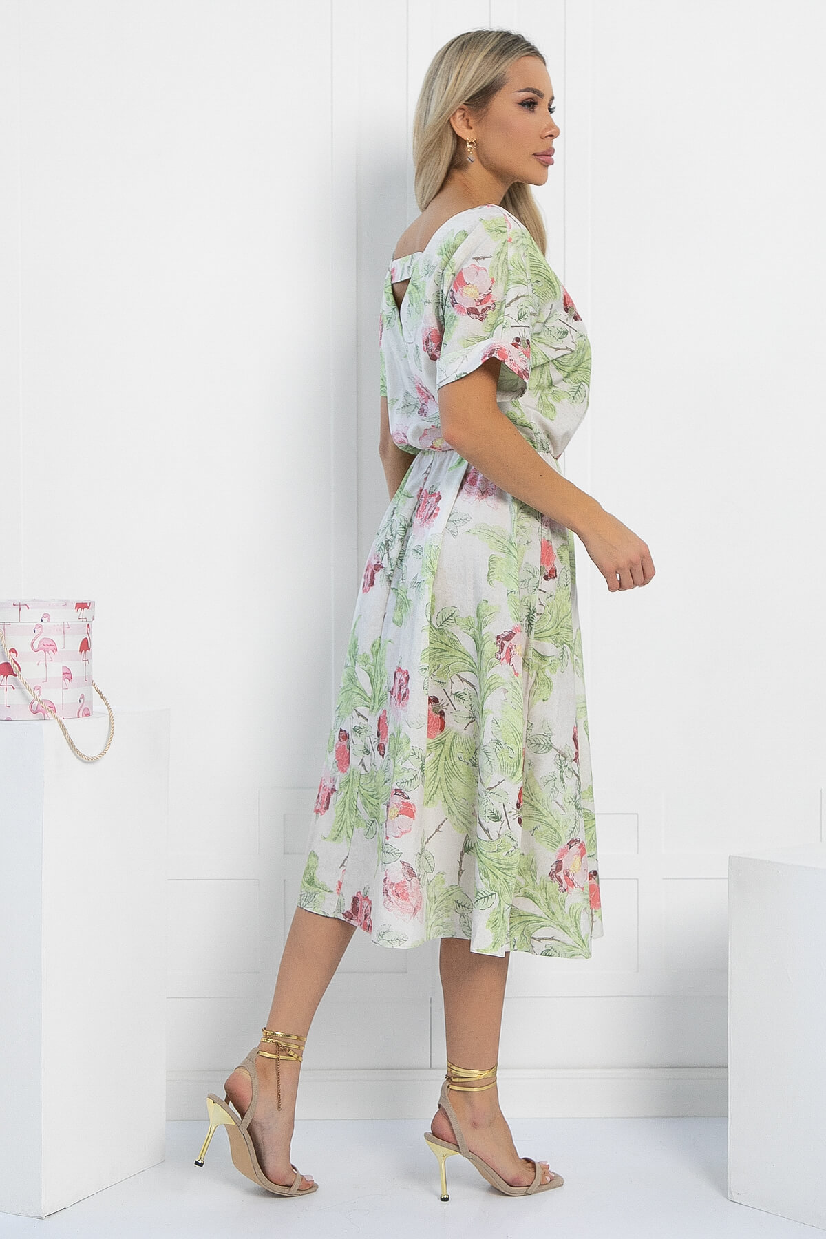 Платье Селестина (бежевое) П13064-30М