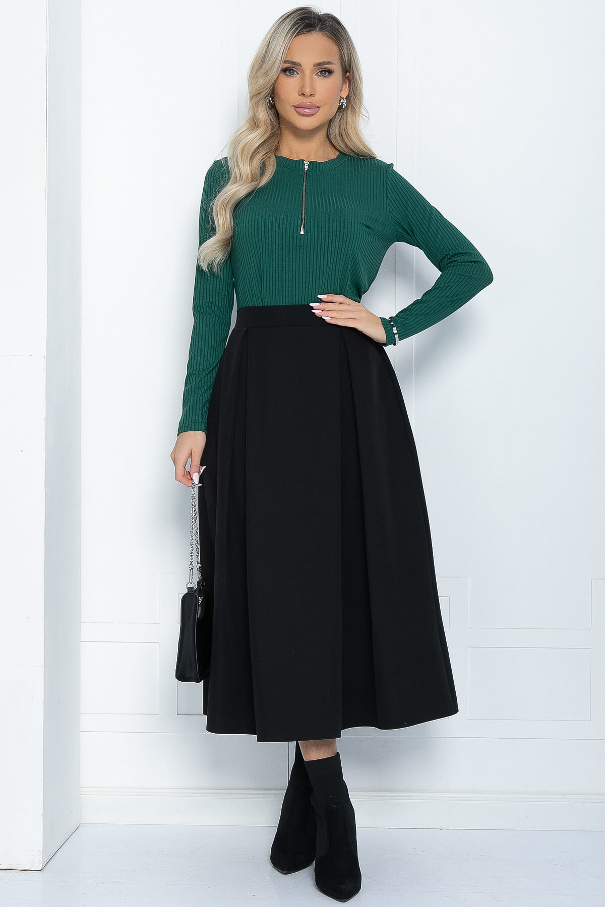 Юбка Мариэтта НЬЮ (черная) Ю12054