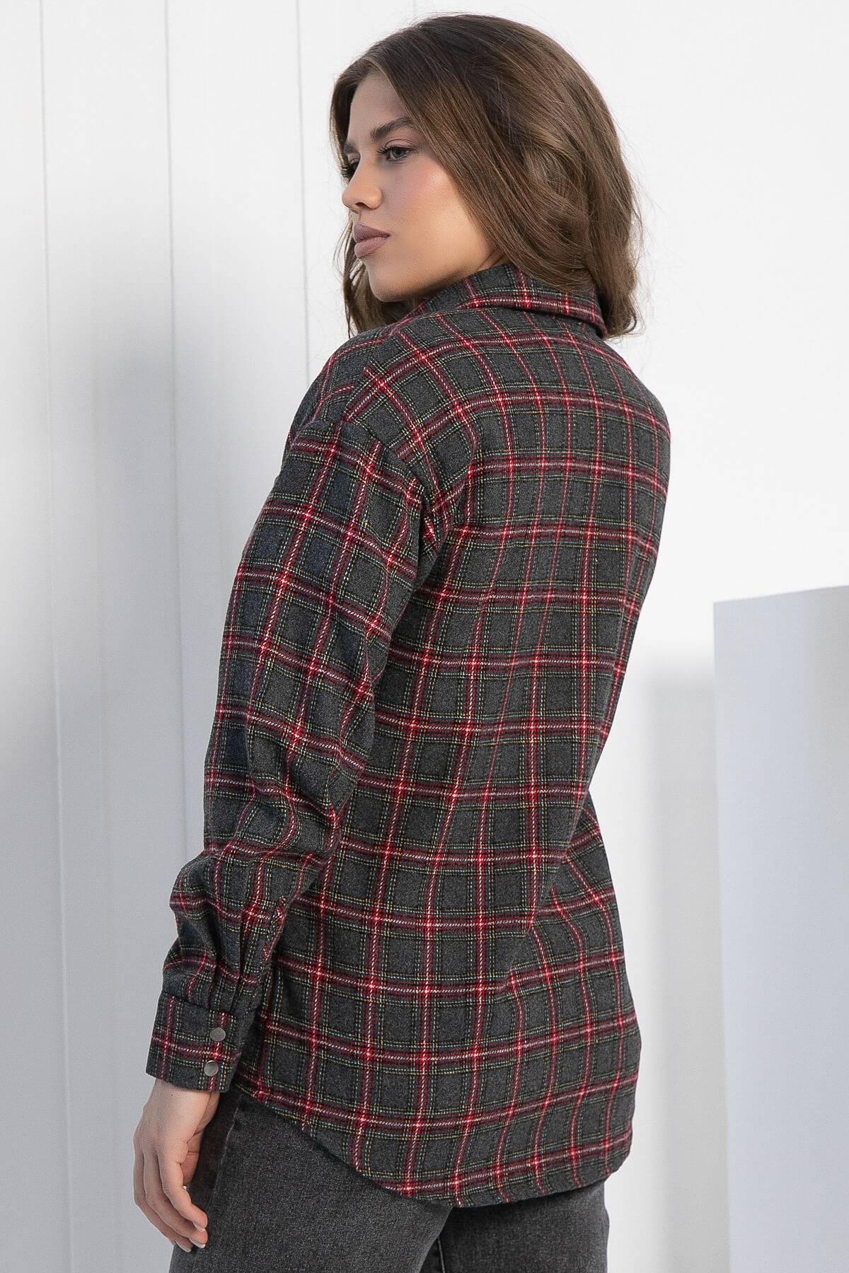 Рубашка Эклипс (серая) Б12947М