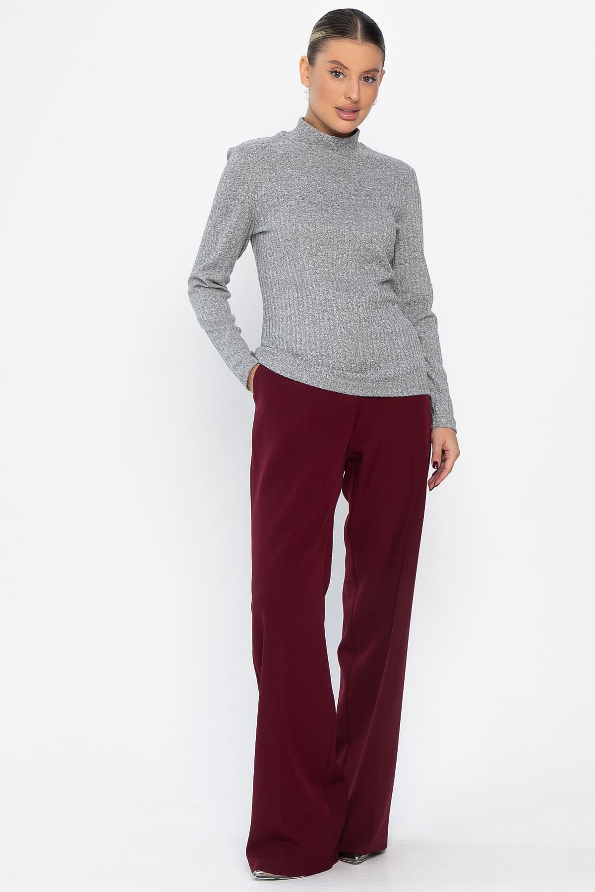 Джемпер трикотажный Аляска (серый) Б14409-6М