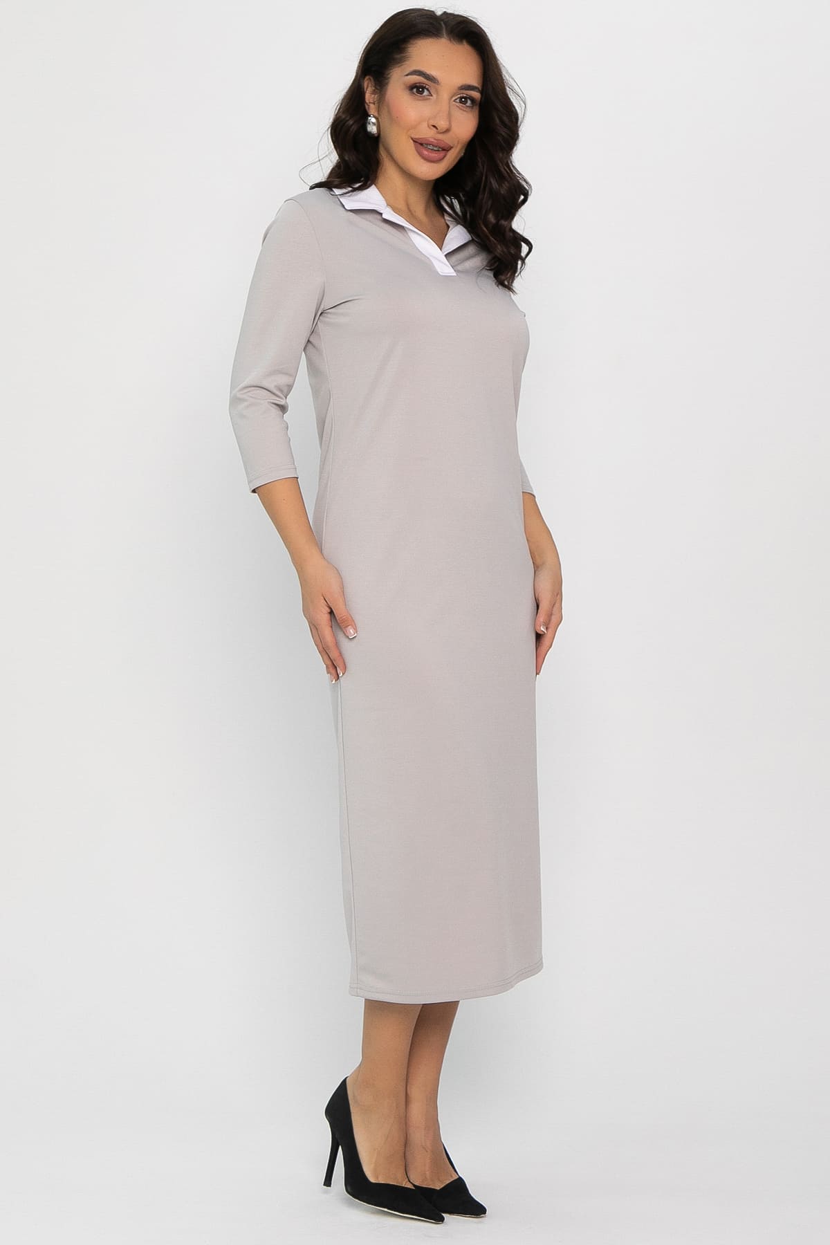 Платье Индиана (серое) П14612-10М