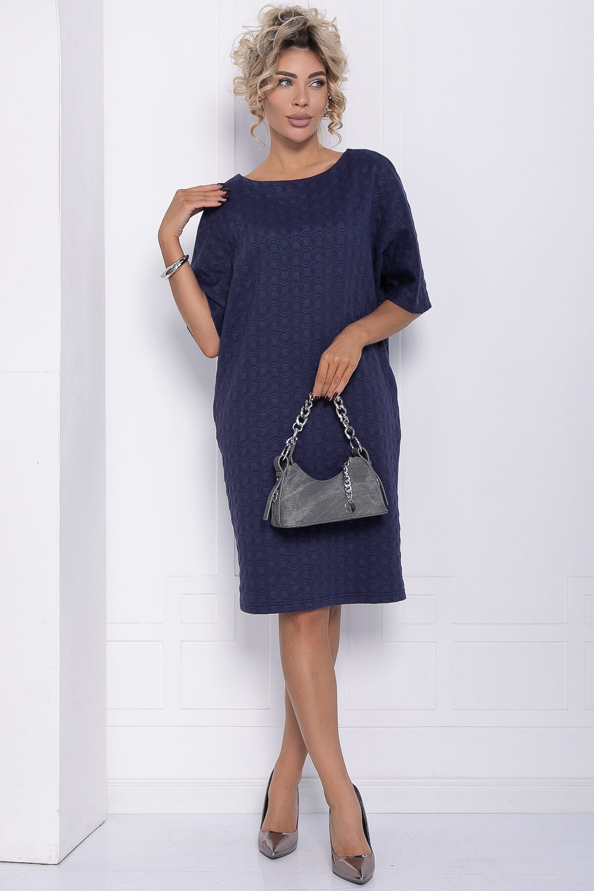 Платье Кайла (джинс) П12128