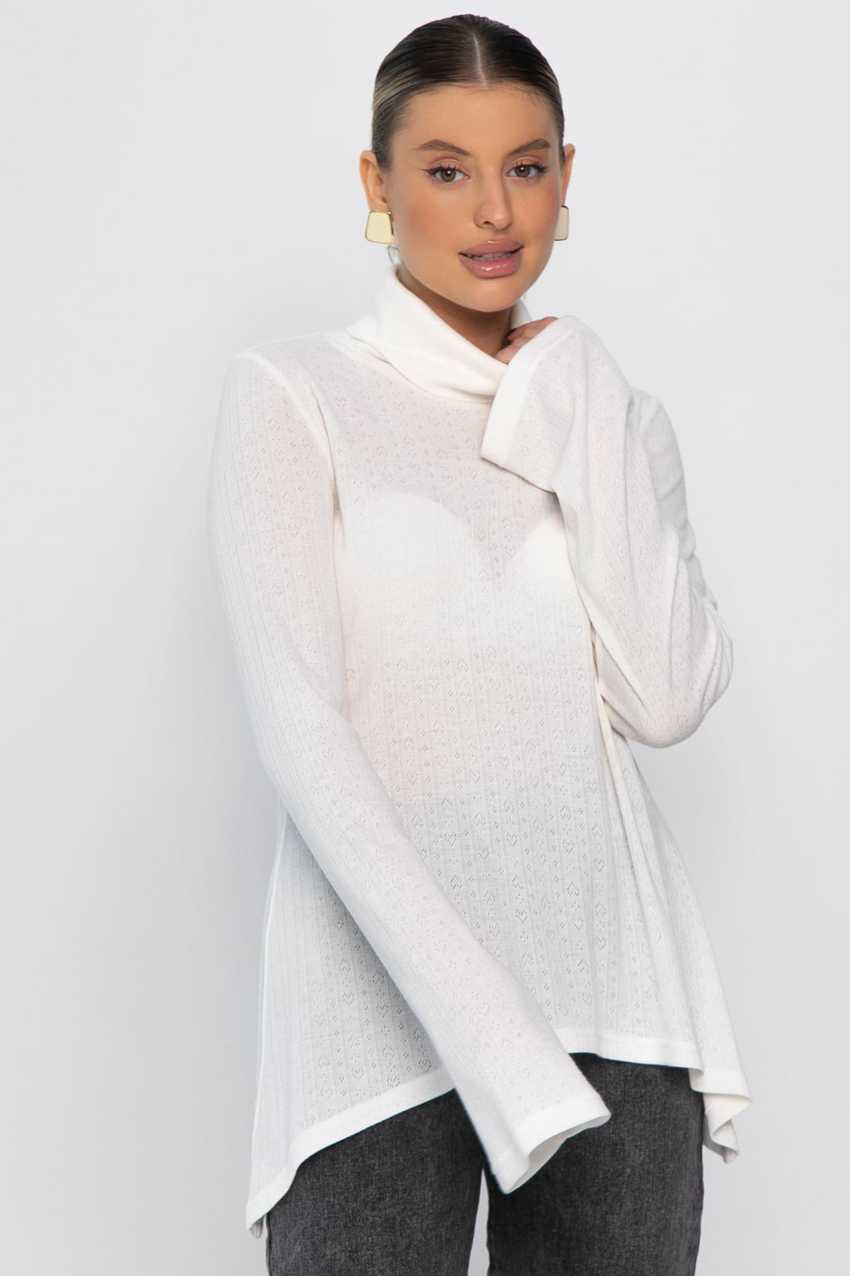 Джемпер В объятьях нежности (белый) Б14448-4М