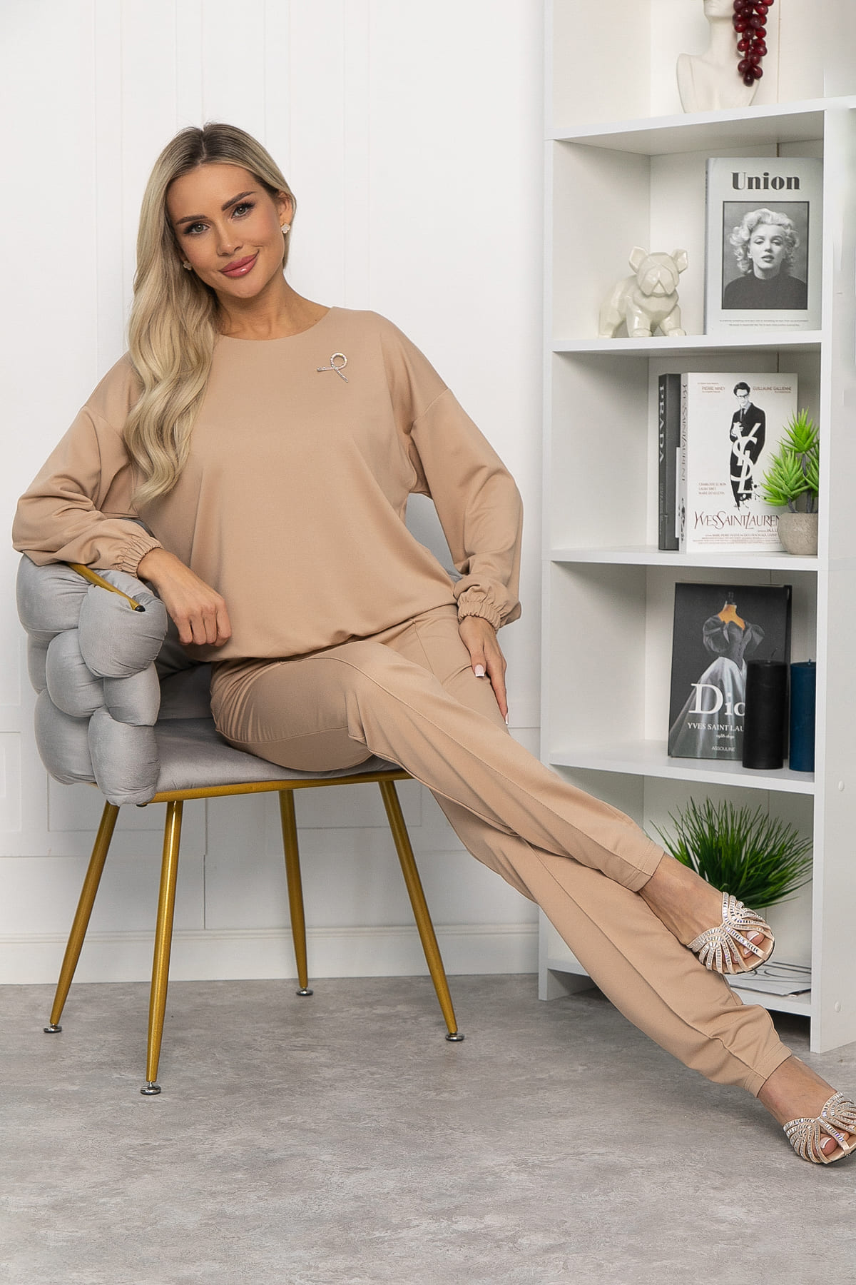 Костюм Она (бежевый) К13720-15М