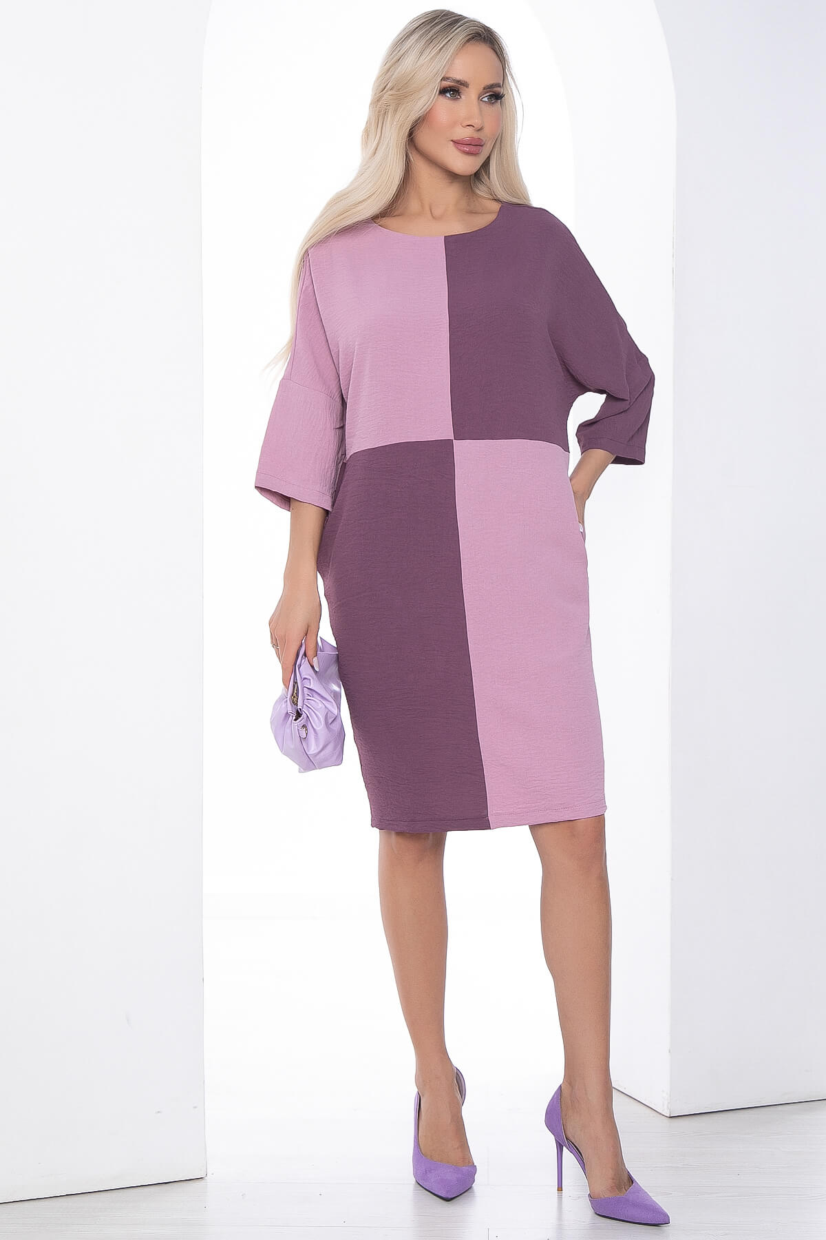 Платье Кайла (сирень) П10272