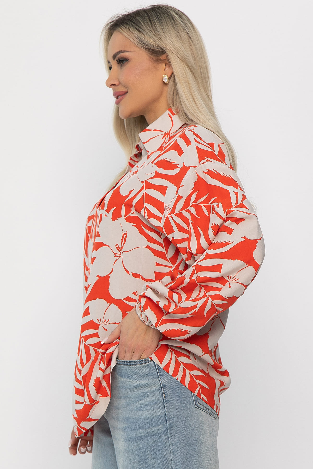 Рубашка Массандра (оранжевая) Б13761-25М