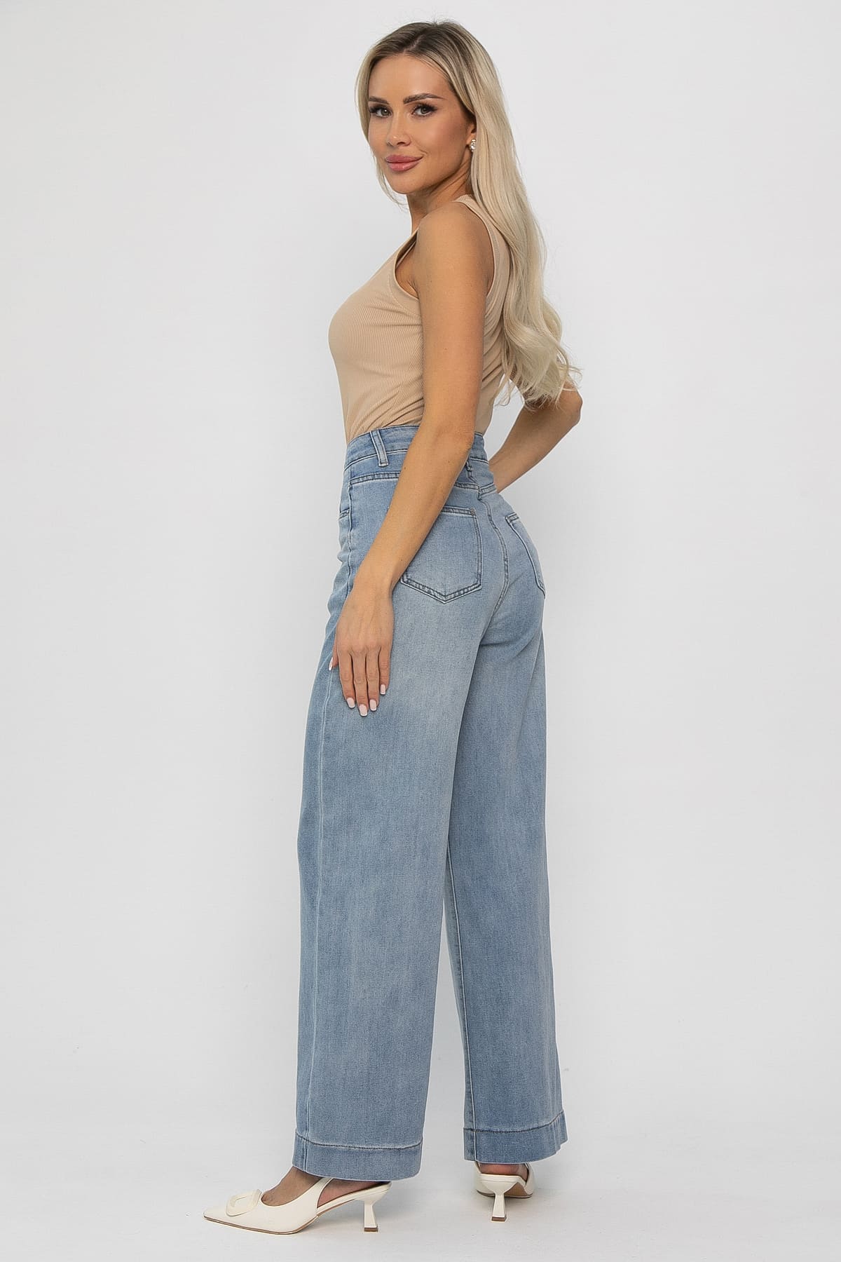 Джинсы Фаби (серо-голубые) Б13767-4М