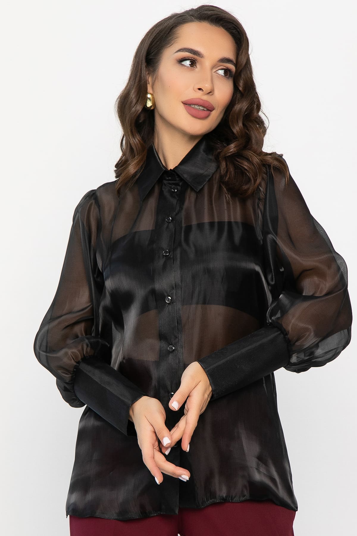 Блуза Вернисаж (черная) Б14320-33М