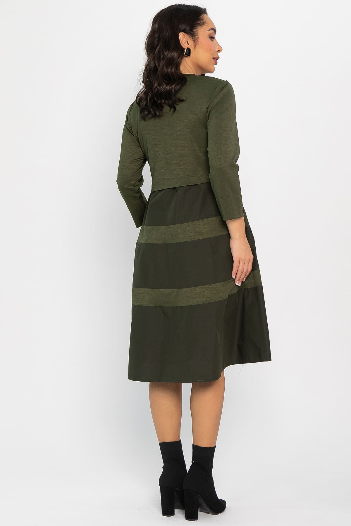 Платье Наири (хаки) П14427-5М