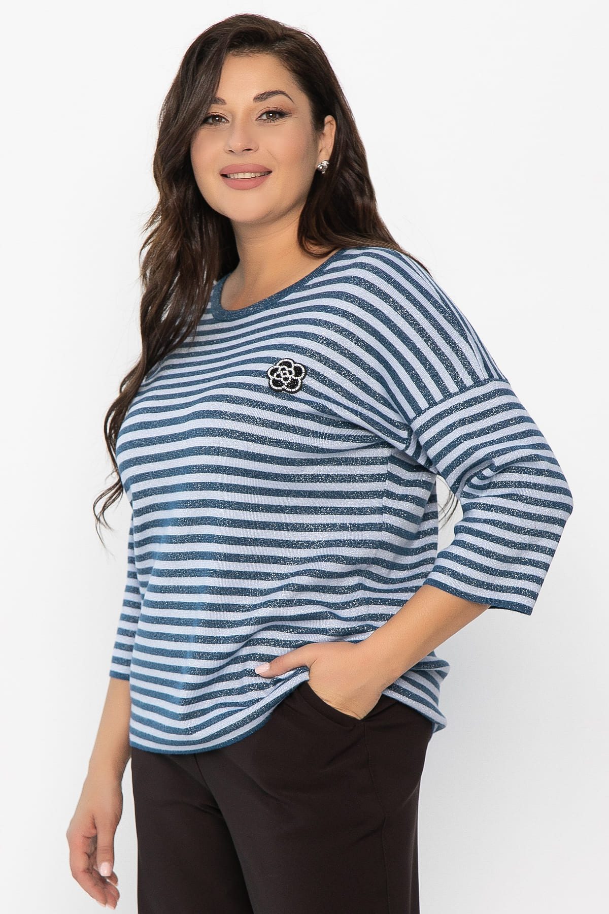 Джемпер Фиалка (синий) Б14403-20М