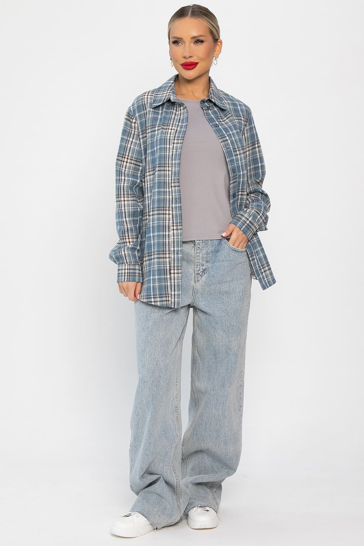 Рубашка Денни (джинс) Б14134-7М