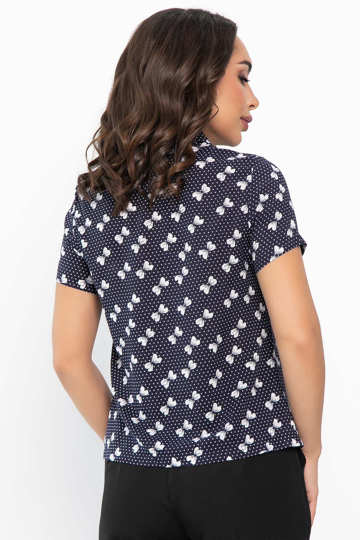 Поло Тренди (синее/бант) Б14100-10М