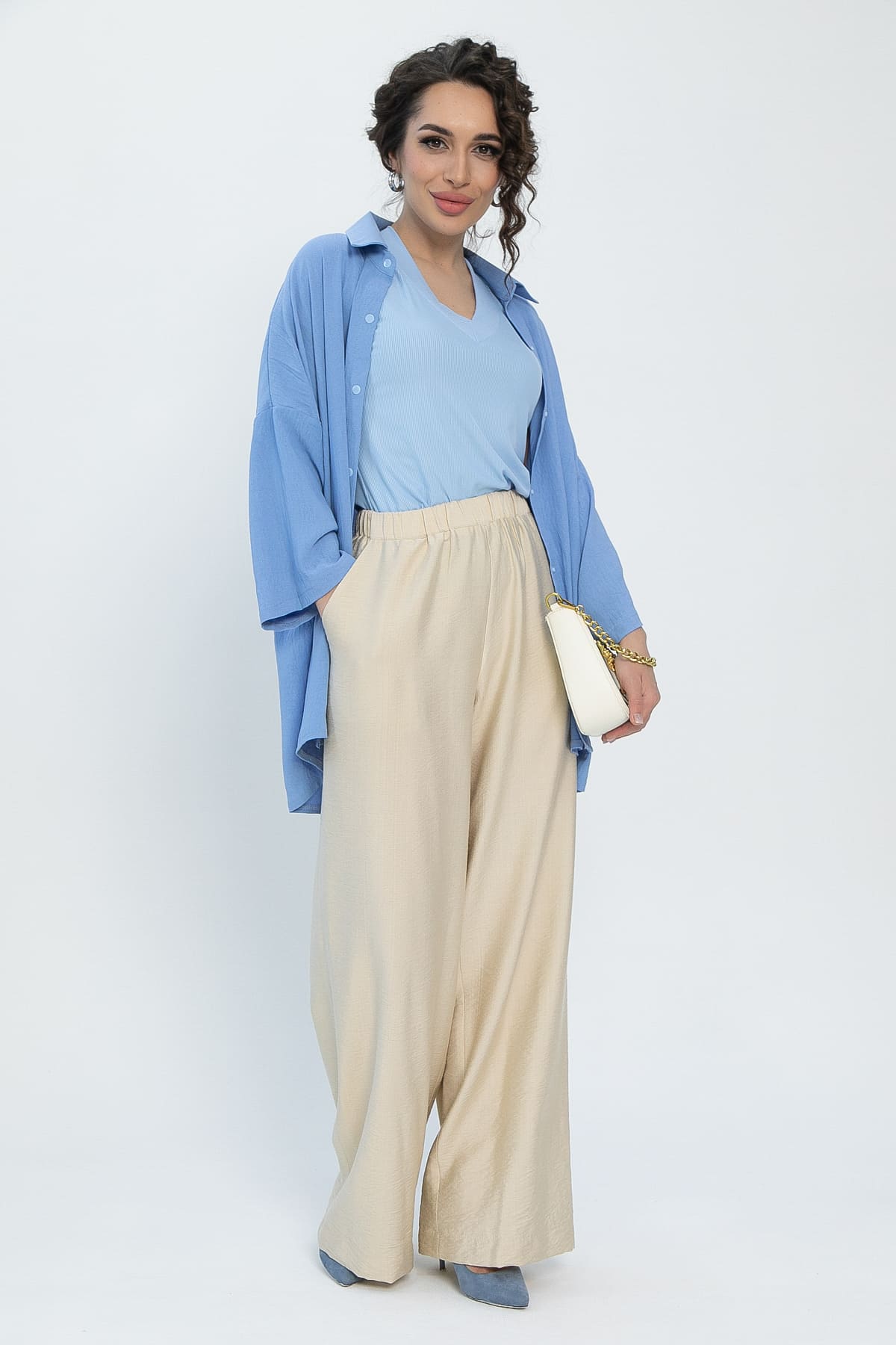 Рубашка Медея (голубая) Б13465-13М