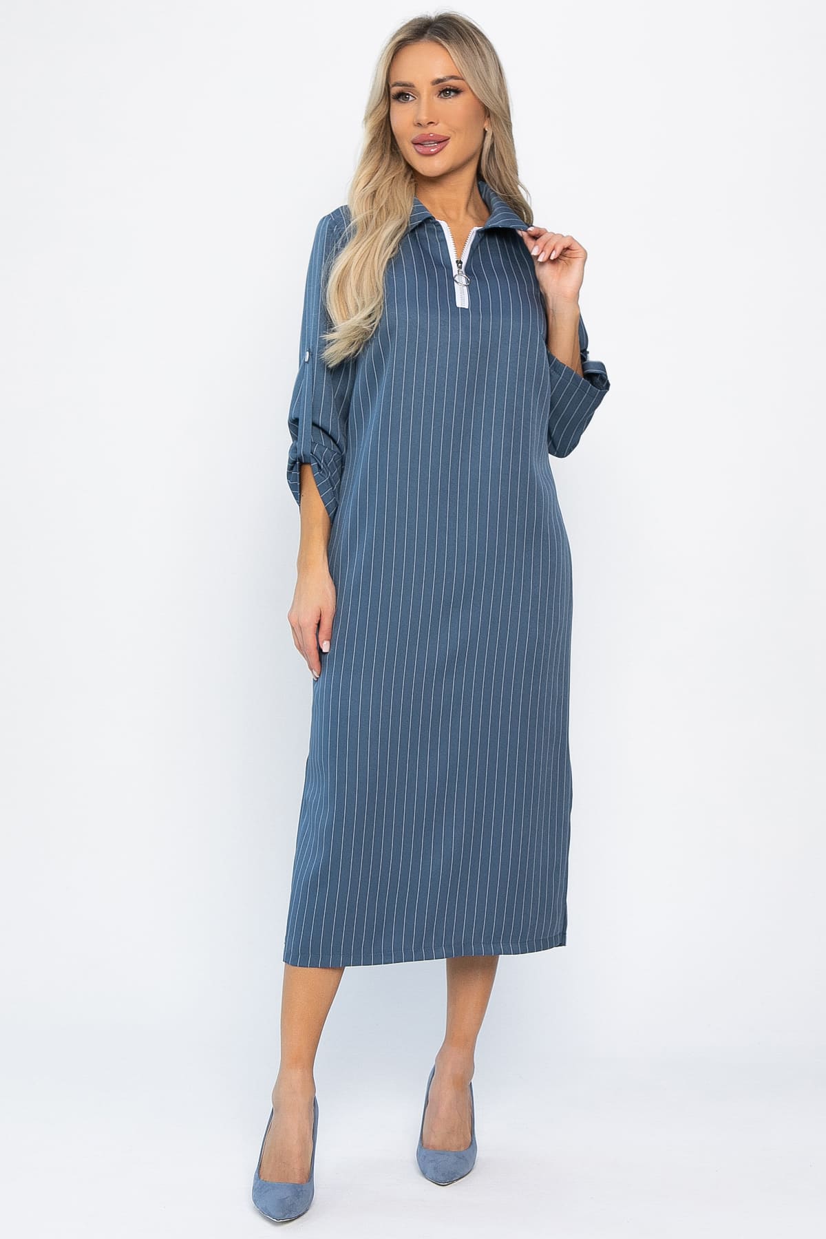 Платье Лоуренс (голубое) П14329-18М