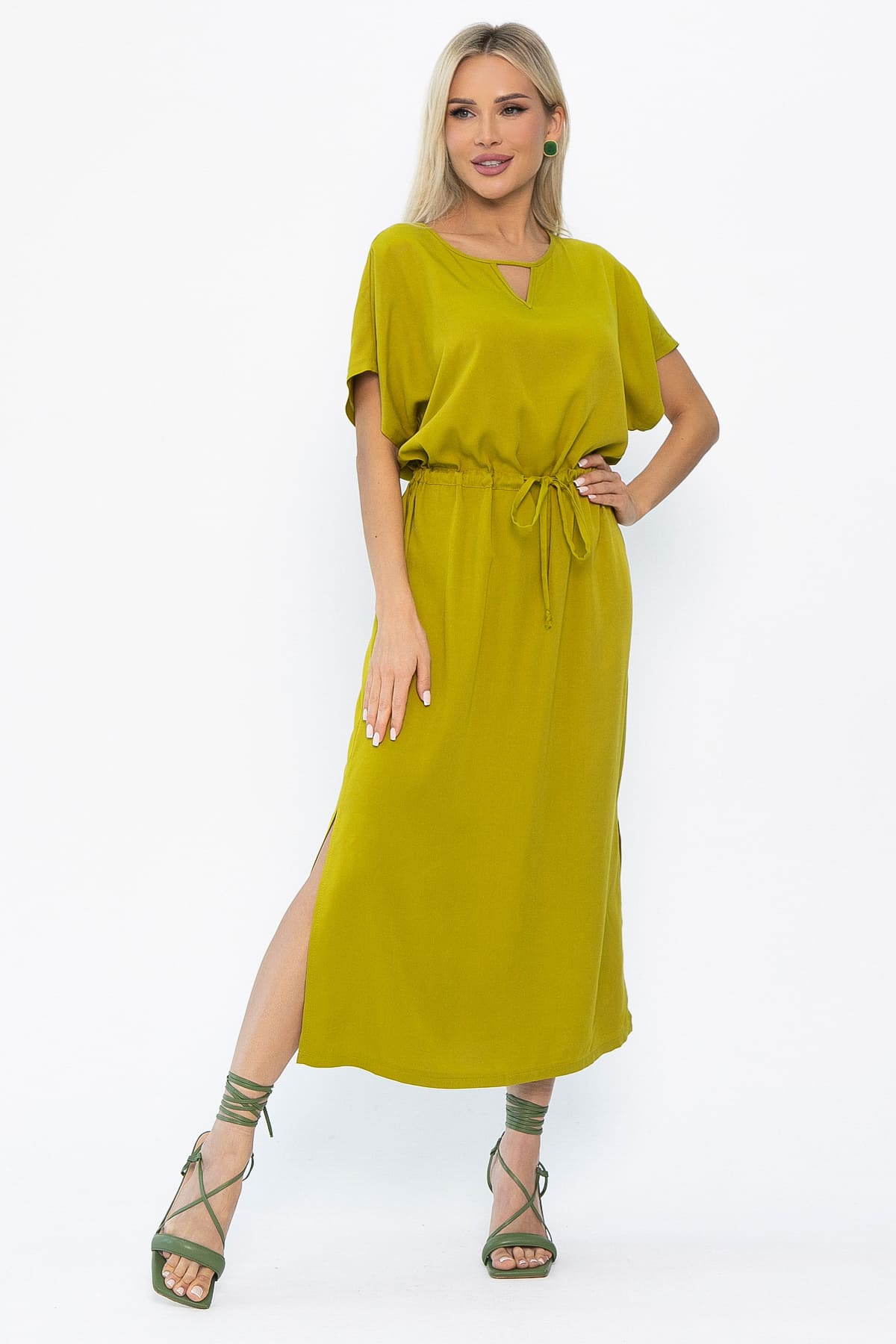 Платье Вистерия (зеленое яблоко) П15346-5М