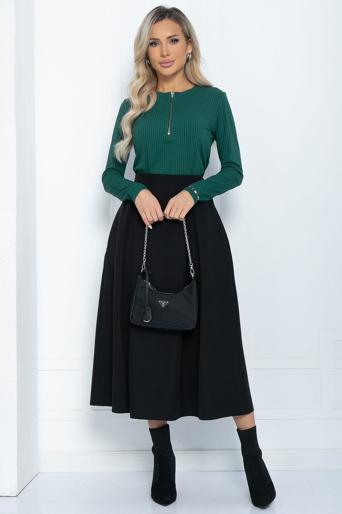 Юбка Мариэтта НЬЮ (черная) Ю12054