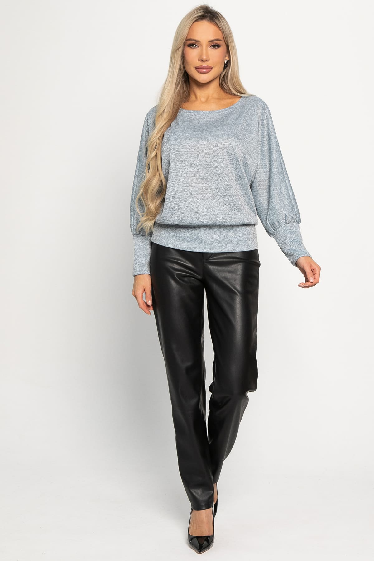 Блуза Гостья из будущего НЬЮ (голубая) Б14920-19М