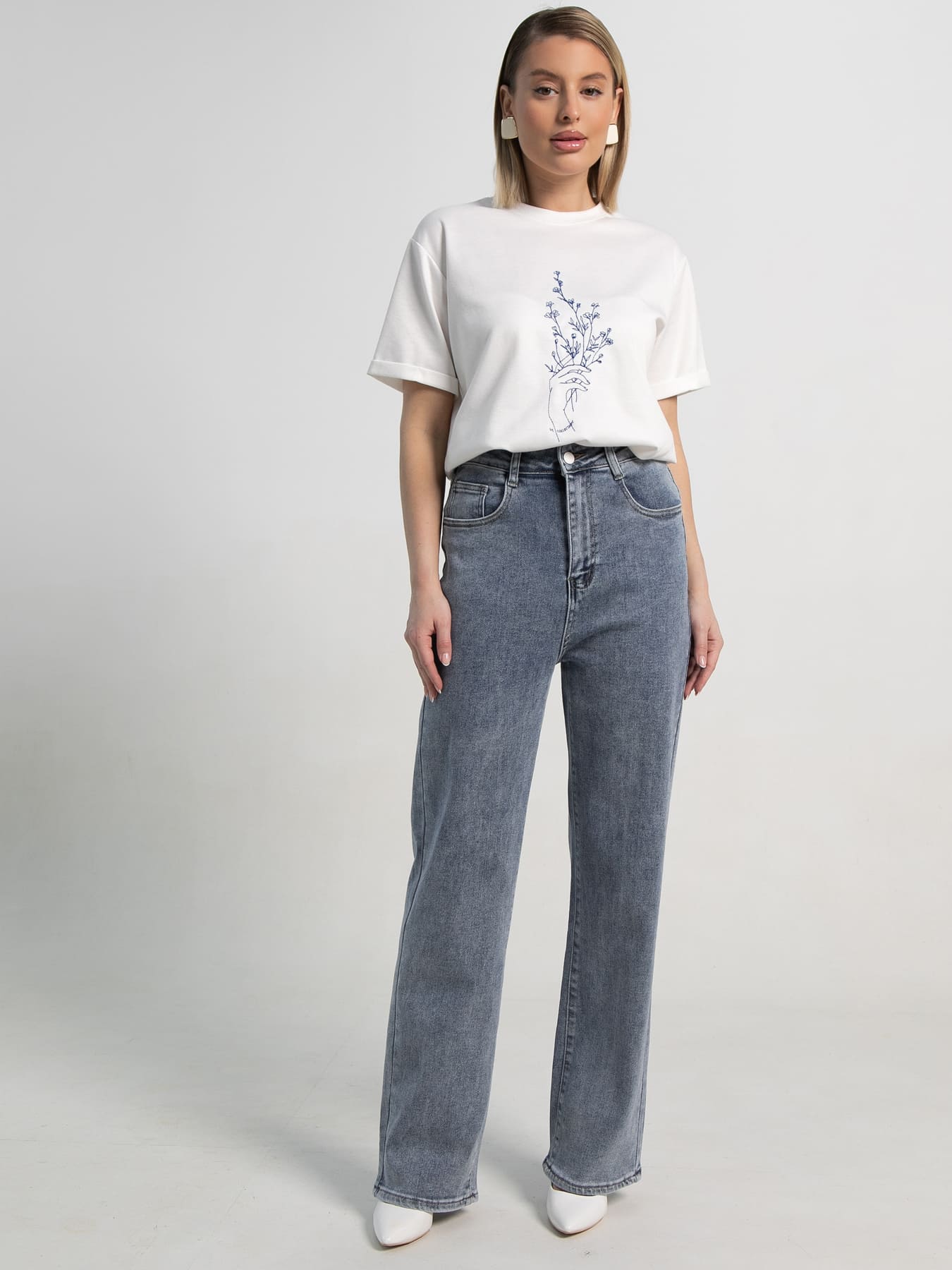 Джинсы Граб лайт (голубые) Б15434-12М