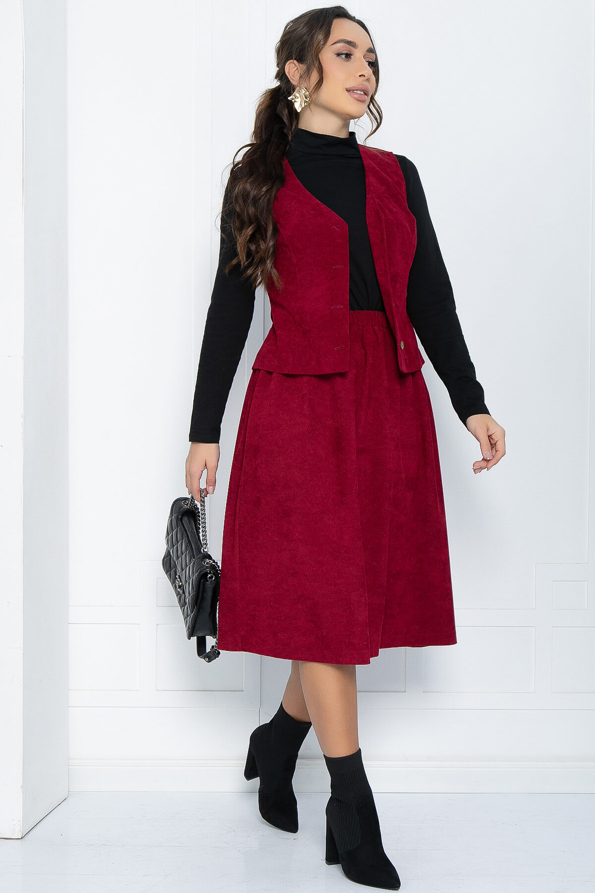 Костюм Жанет (вишневый) К12029