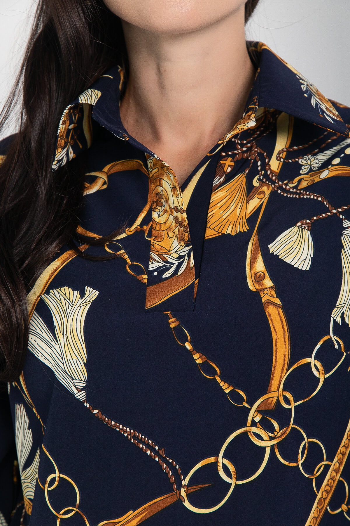 Платье Презентация стиля (темно-синее) П12650-15