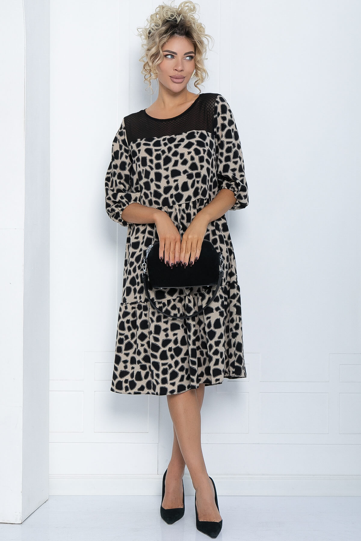 Платье Омут красоты (беж) П12095