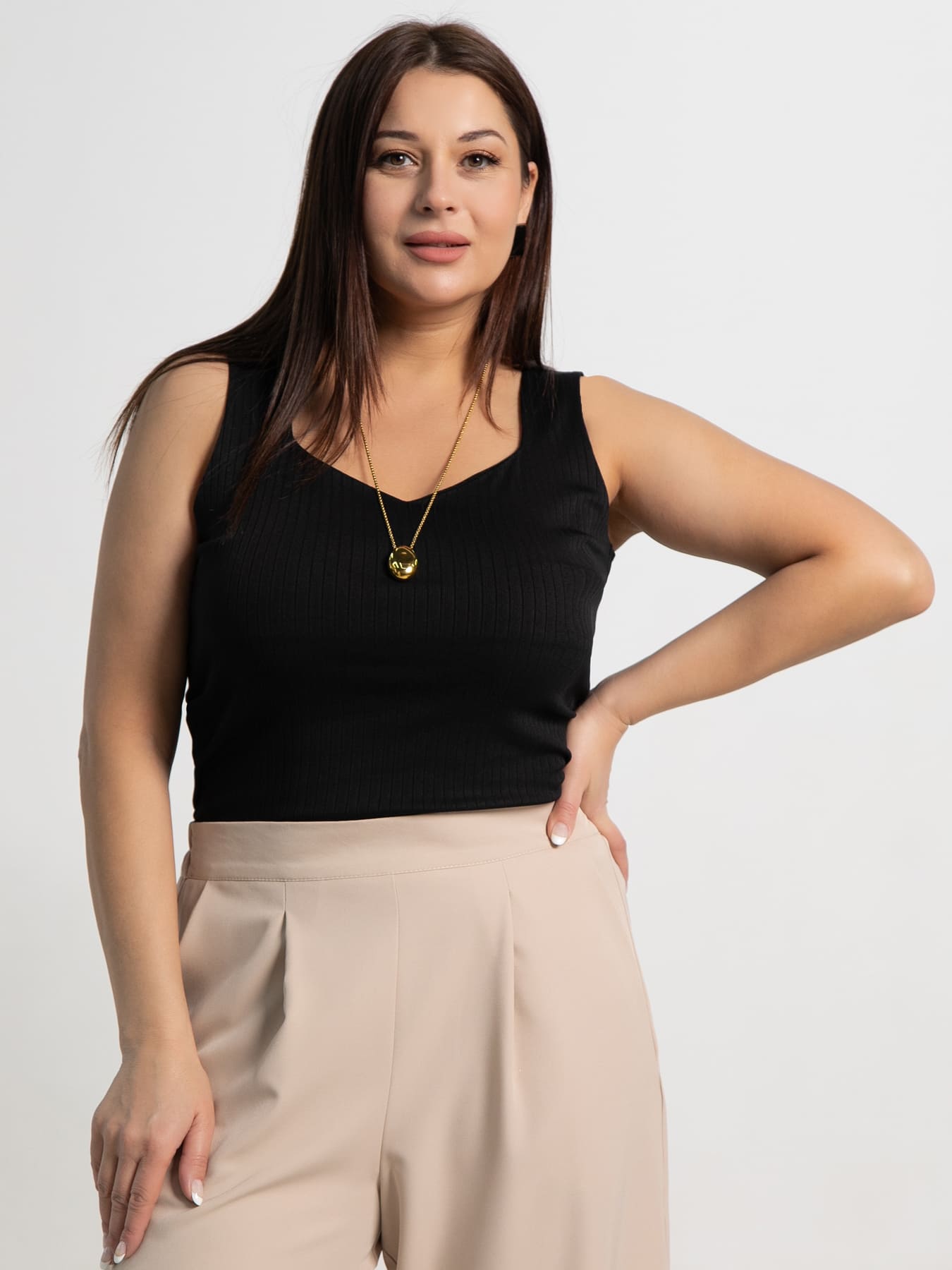 Топ Эстер (черный) Б15455-34М