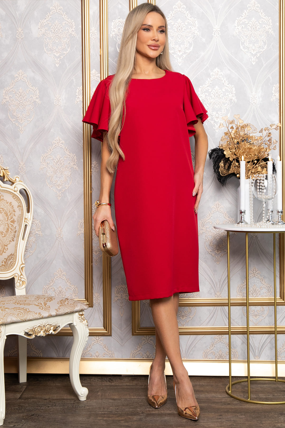 Платье Дайкири (красное) П14853-25М