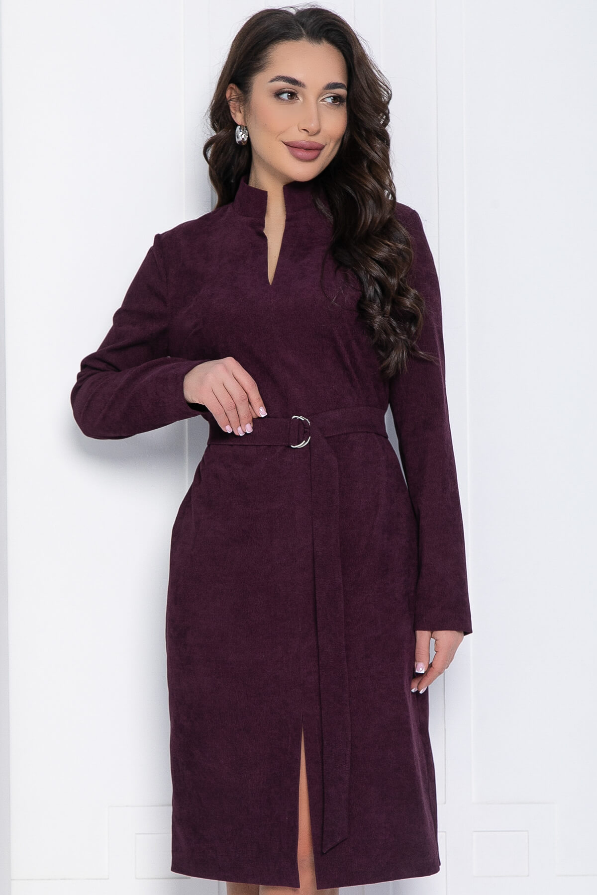 Платье Идеал (баклажан) П12585-9