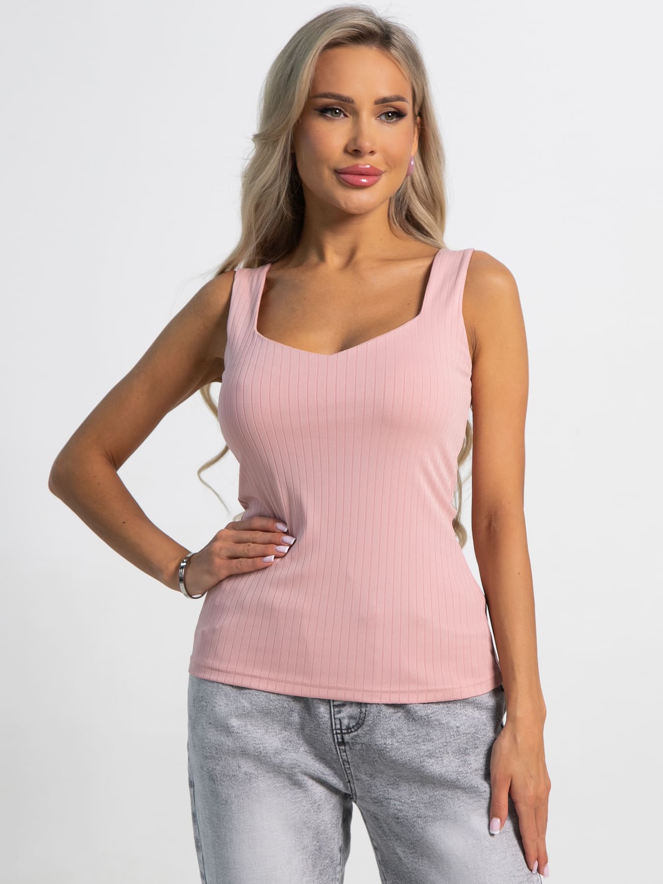 Топ Эстер (пудра) Б15451-33М