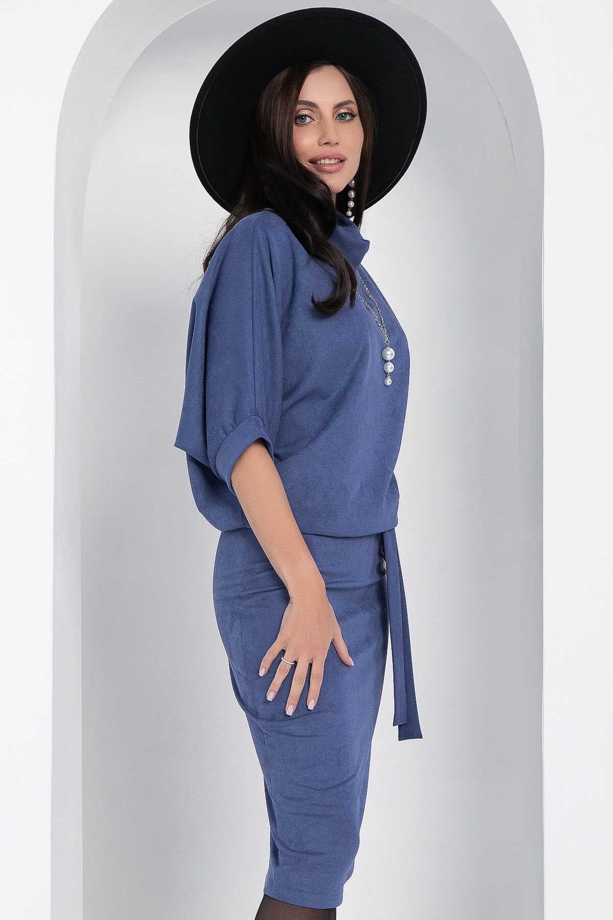 Платье Антония (джинс) П12696-12