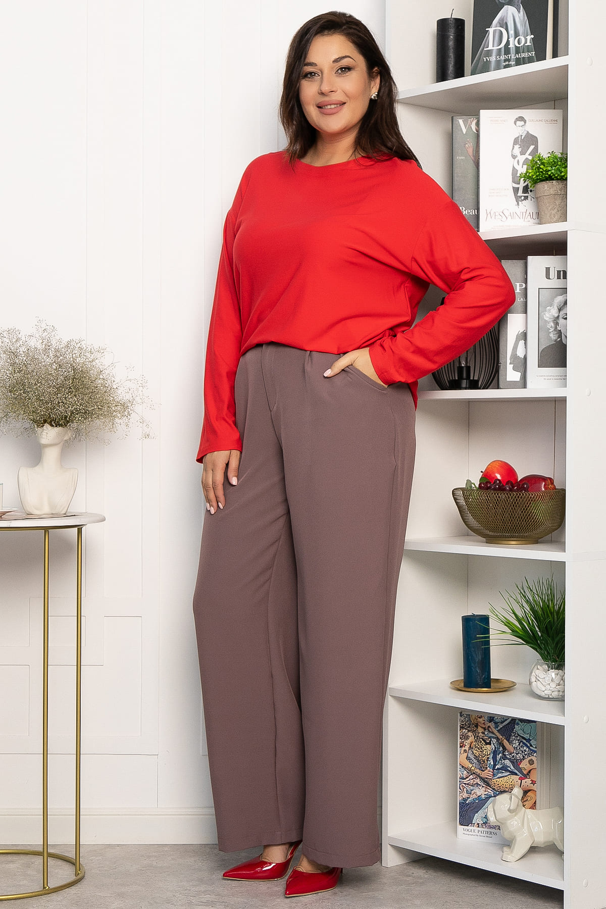 Брюки с карманами Орео (какао) Б14296-25М