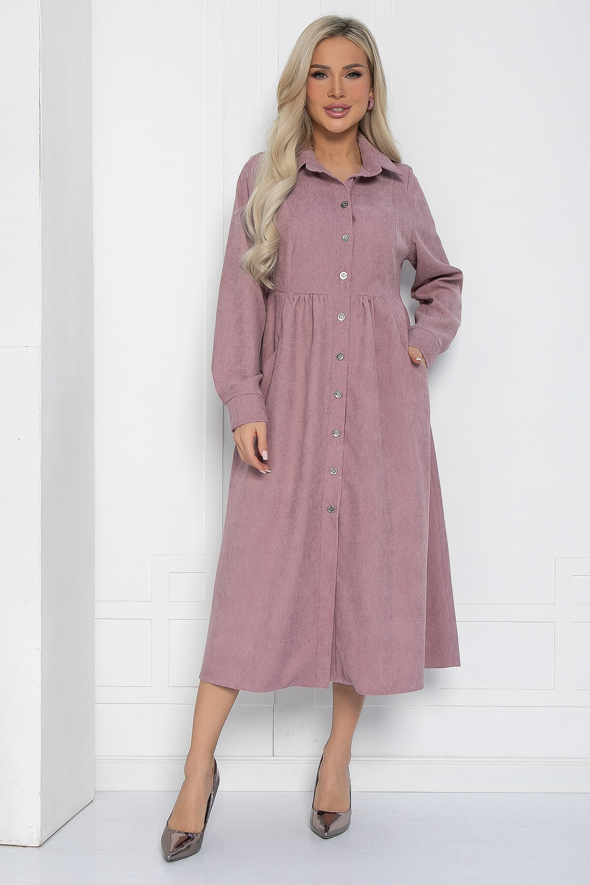 Платье Сабина (нежно-розовое) П12656-4