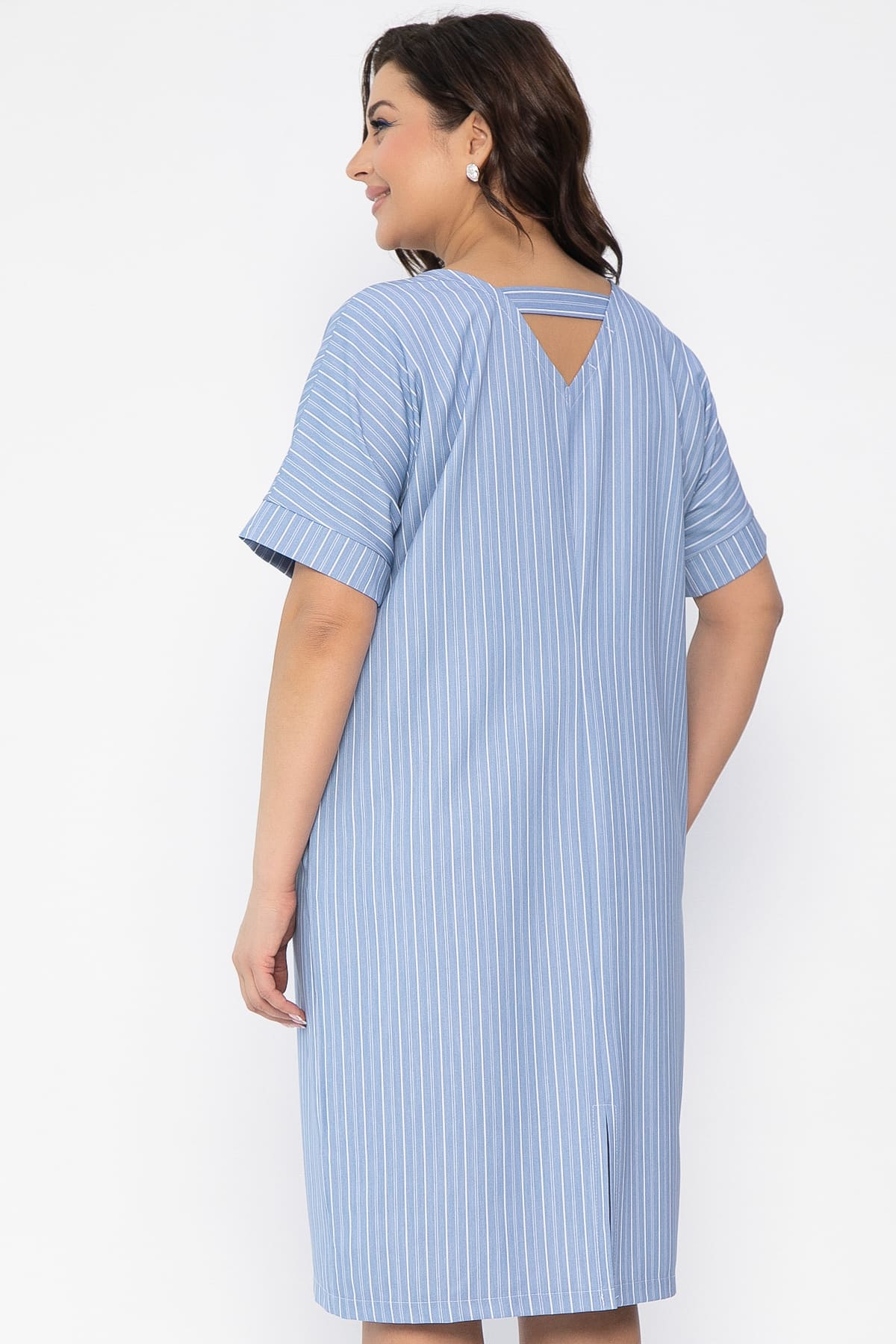 Платье Покоряя сердца (джинс) П13460-1М