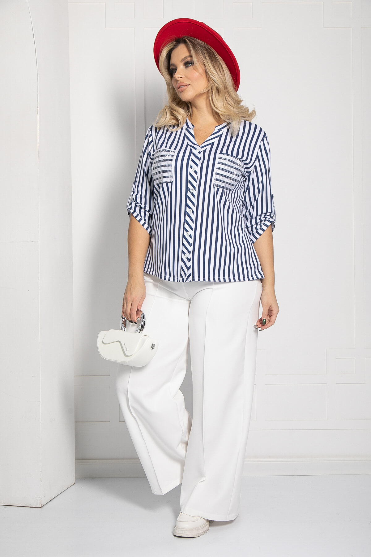 Брюки Мне по вкусу (белые) Б12685-13