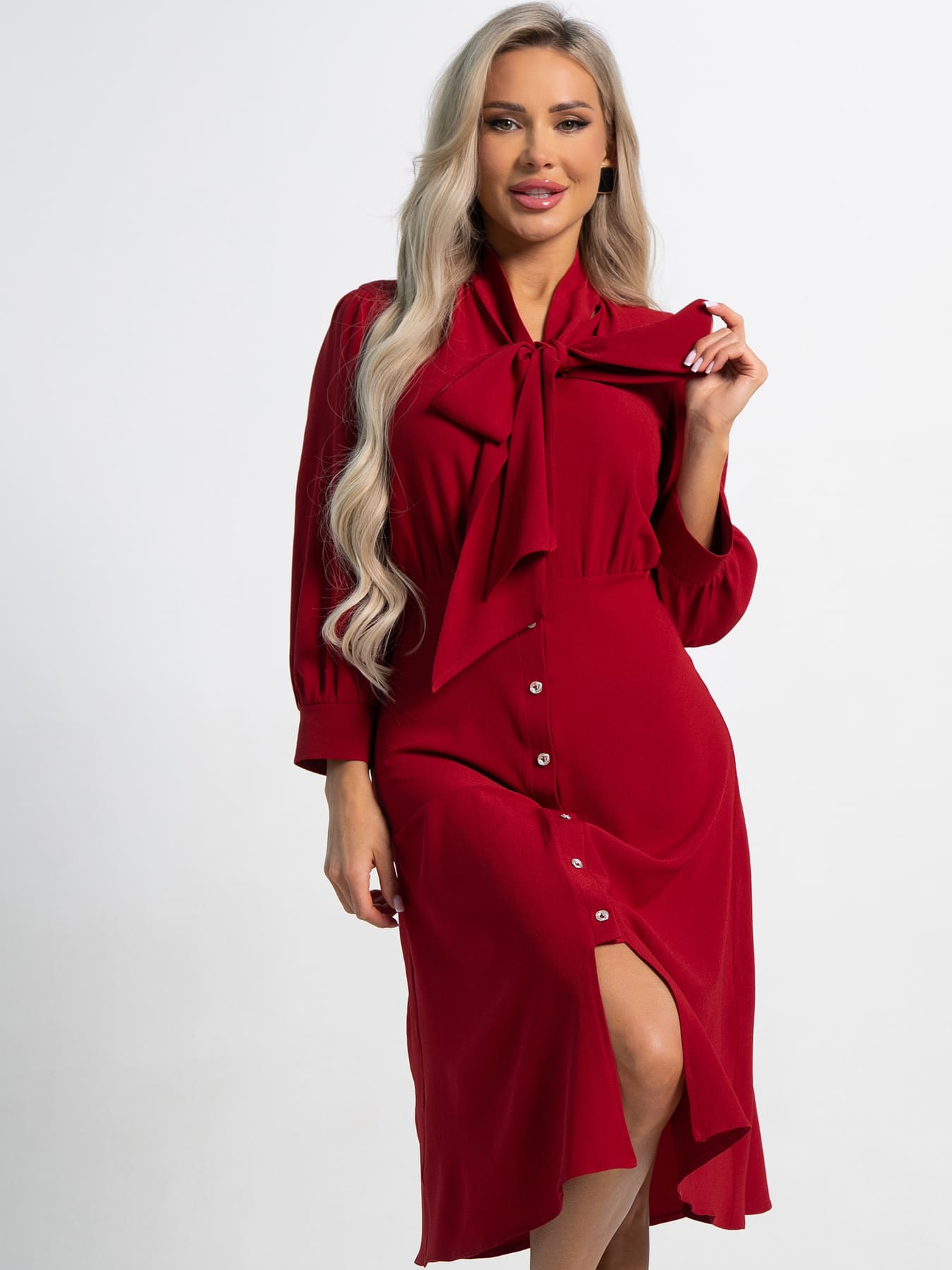 Платье Берта (красное) П15494-34М