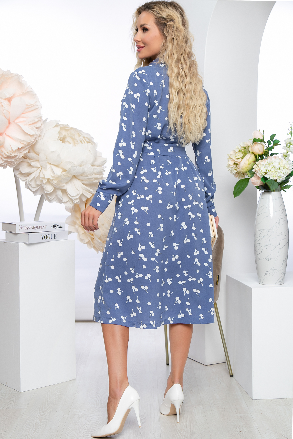 Платье "Мона" (джинс) П5284