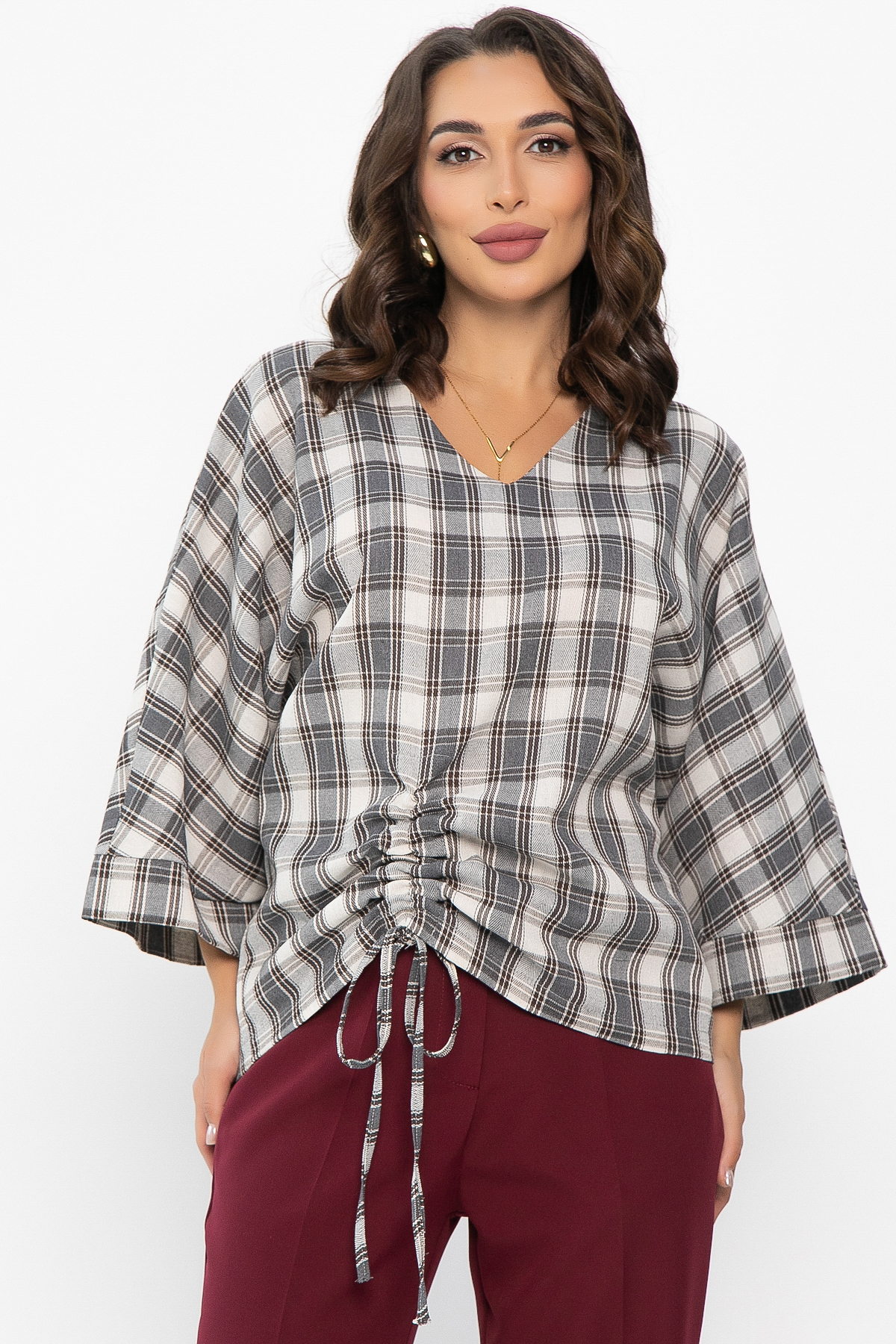 Блуза Ватсон (серая) Б14151-12М