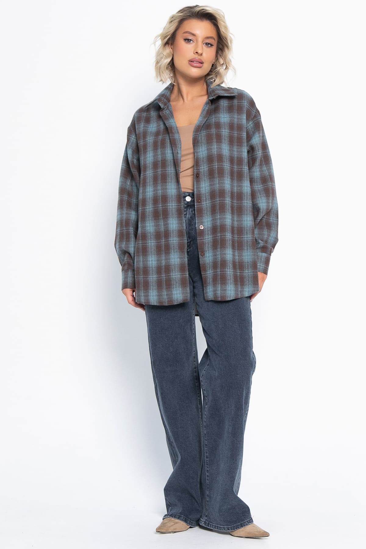 Рубашка Дэлли (шоколад) Б15108-7М