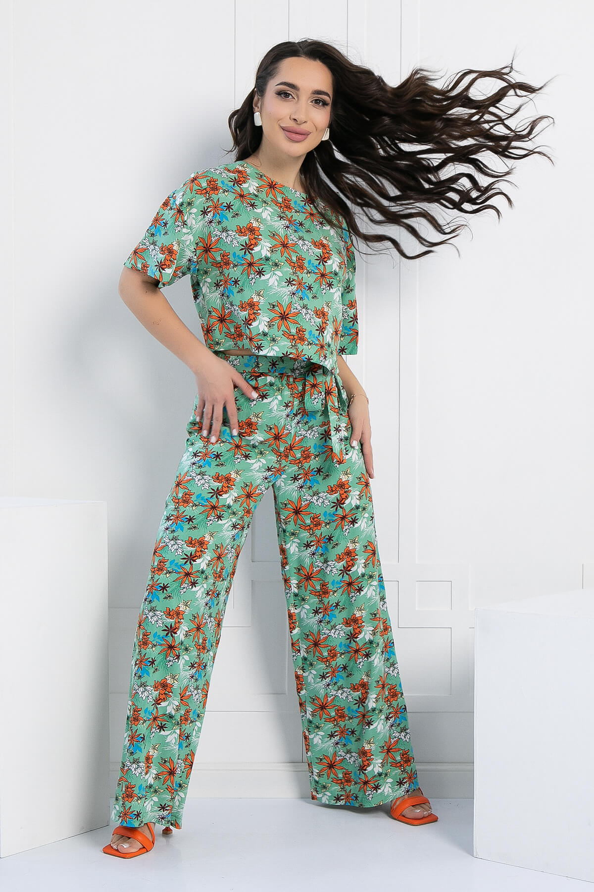 Костюм Летняя прогулка (олива) К12969-8М