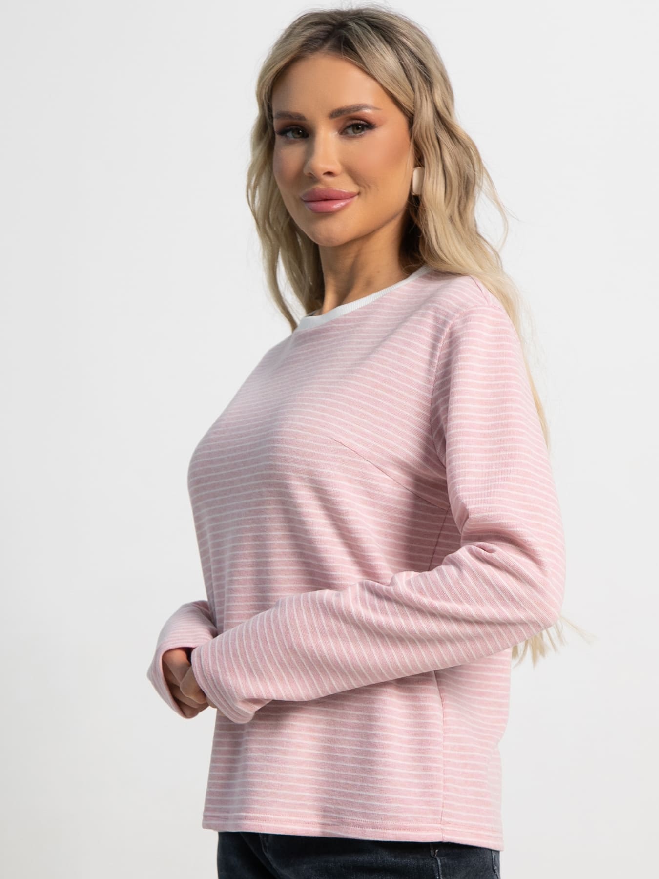 Лонгслив Твоя нежность (розовый) Б15603-7М