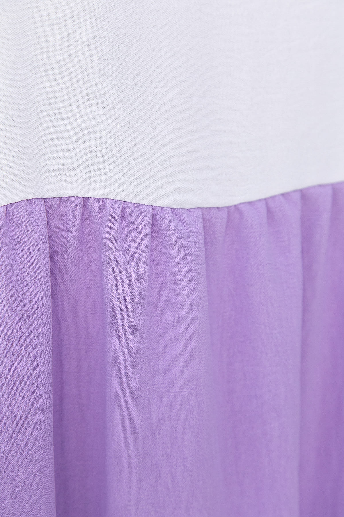 Платье Ветер перемен (бело-сиреневое) П13585-4М