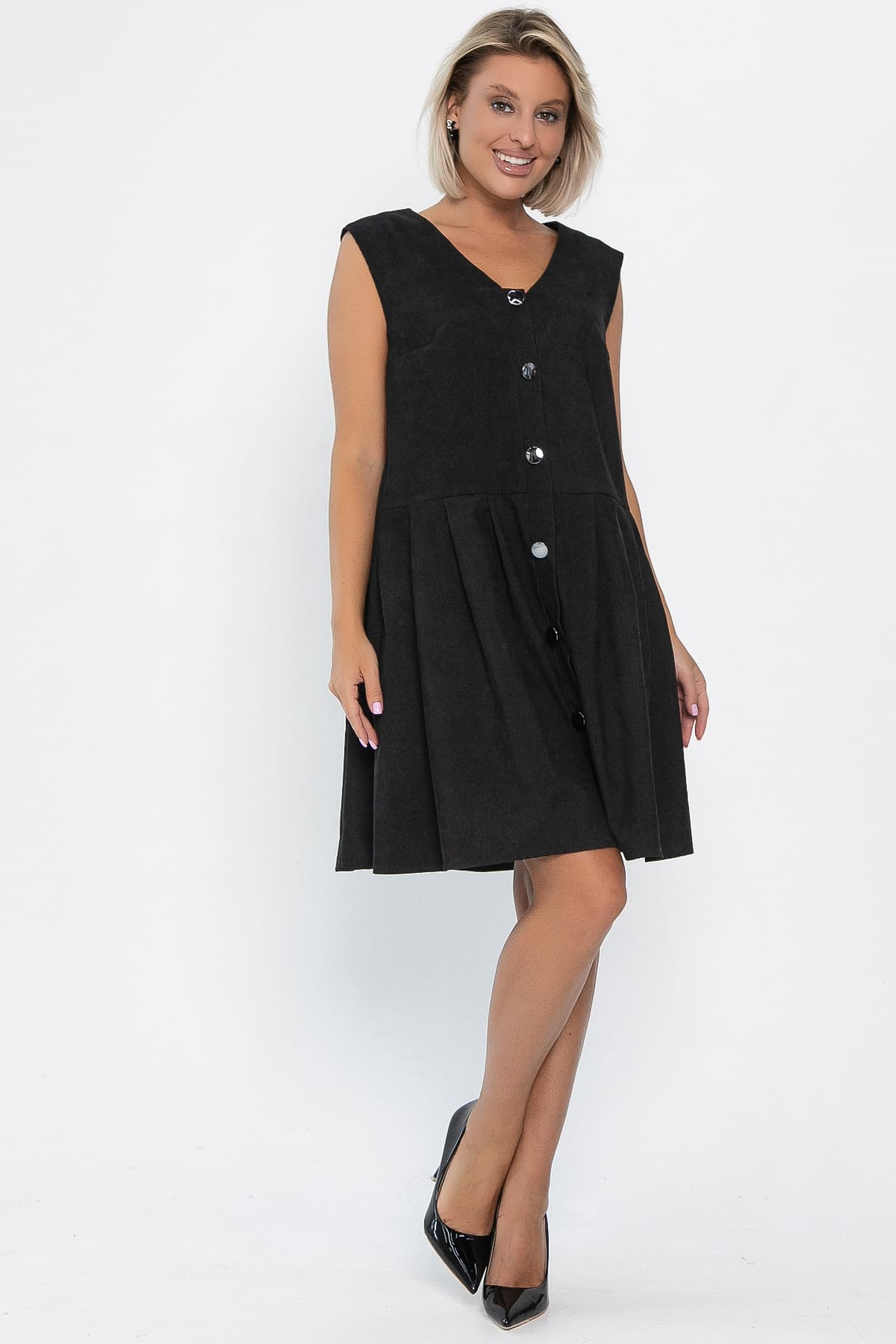 Сарафан Бенджи (черный) П14176-10М