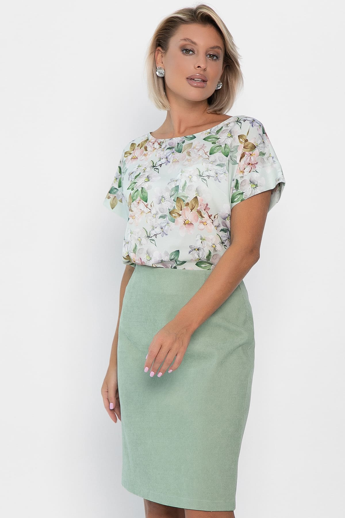 Юбка Алексис (фисташка) Ю14161-8М