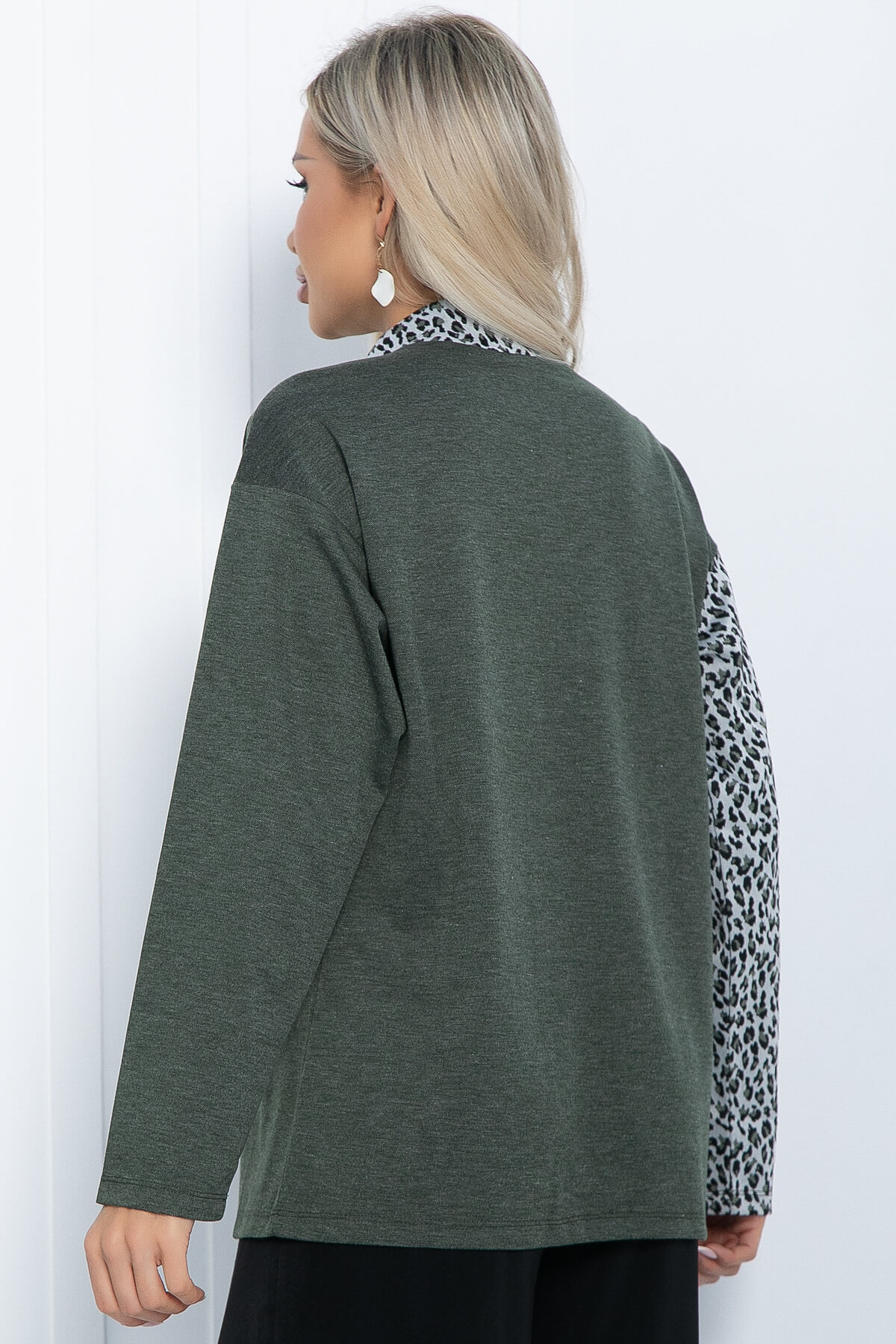 Блуза Элли (хаки) Б11306