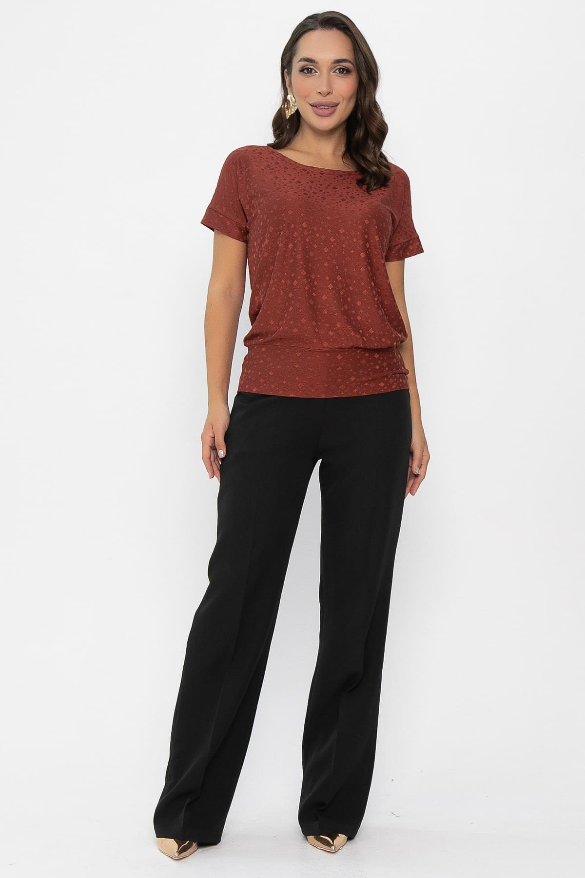 Блуза Нарния (терракот) Б14067-3М