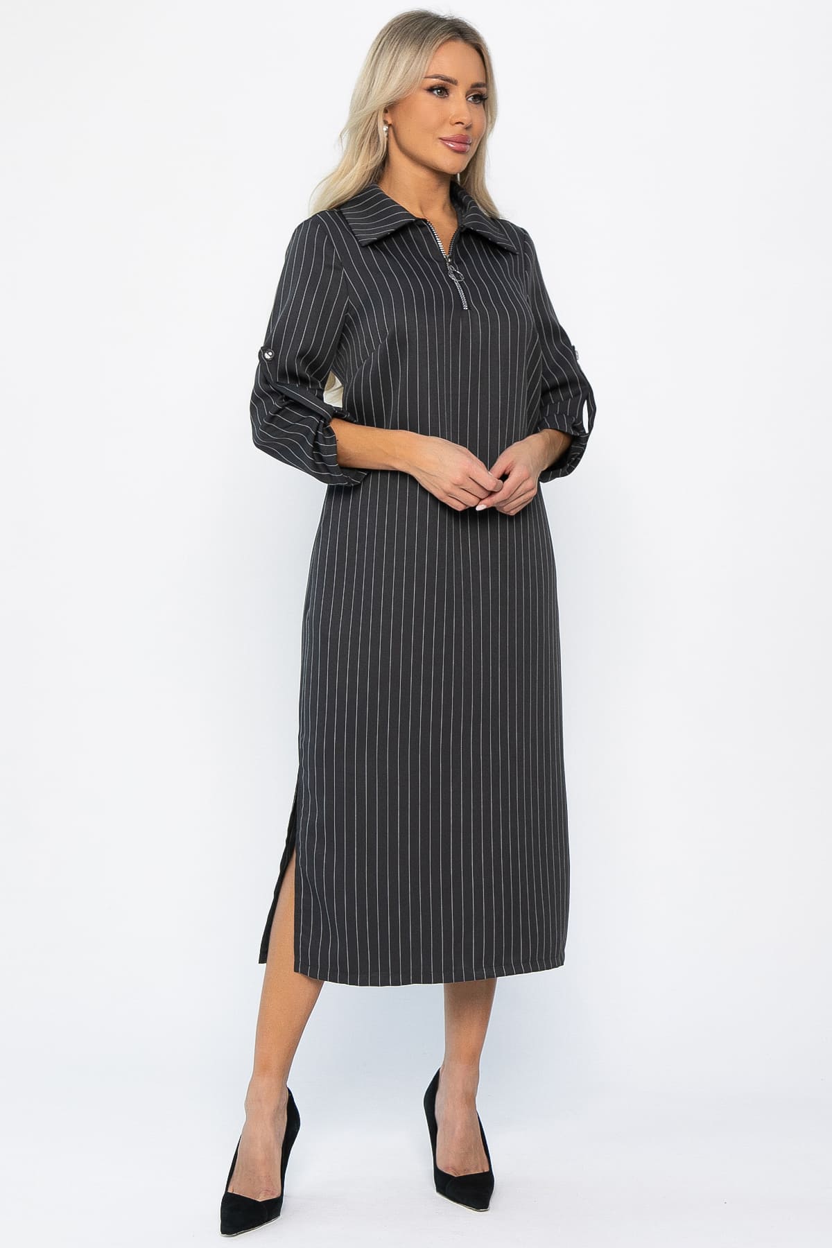 Платье Лоуренс (графит) П14331-18М