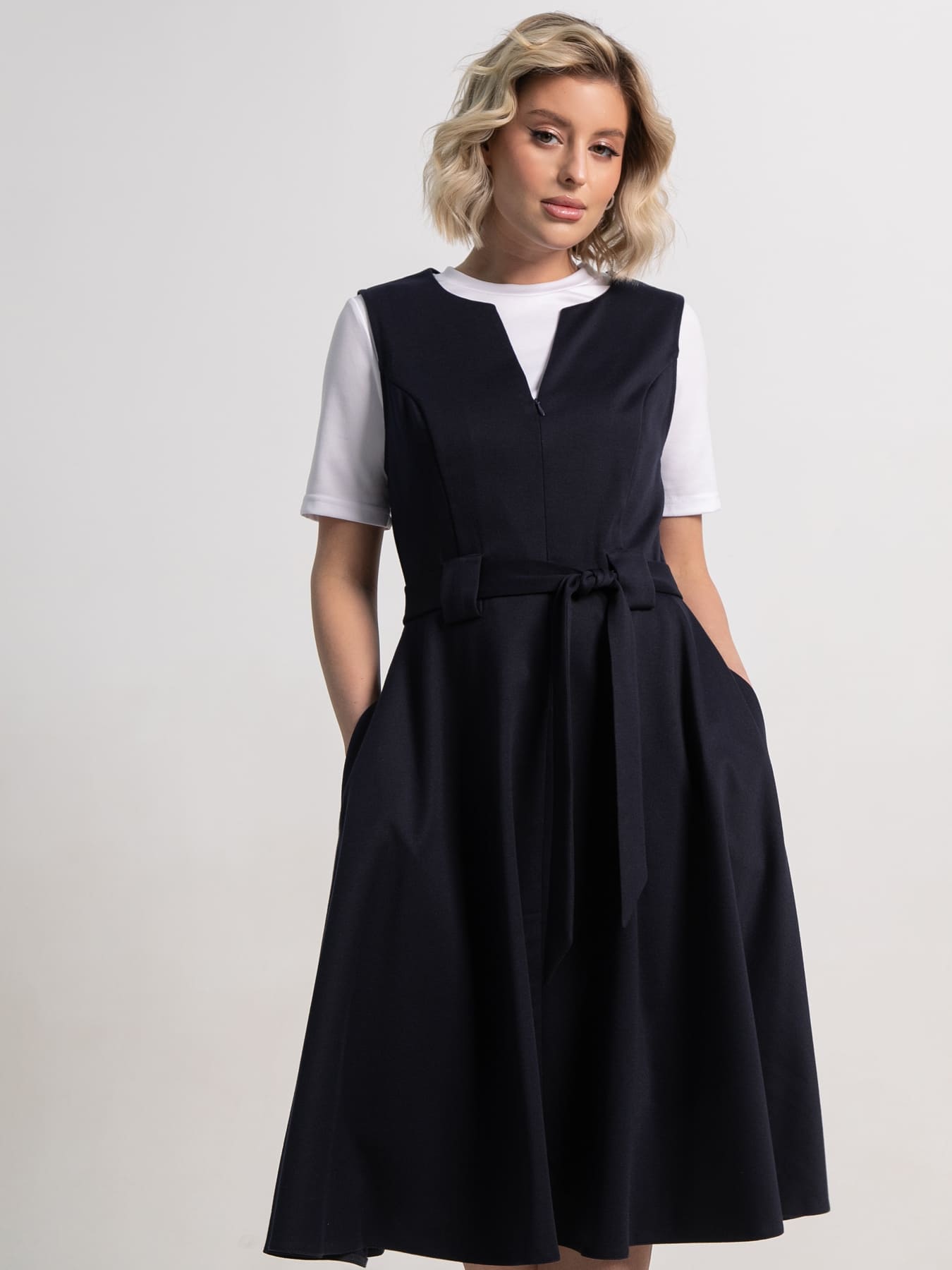 Платье Эрика (темно-синее) П15204-53М