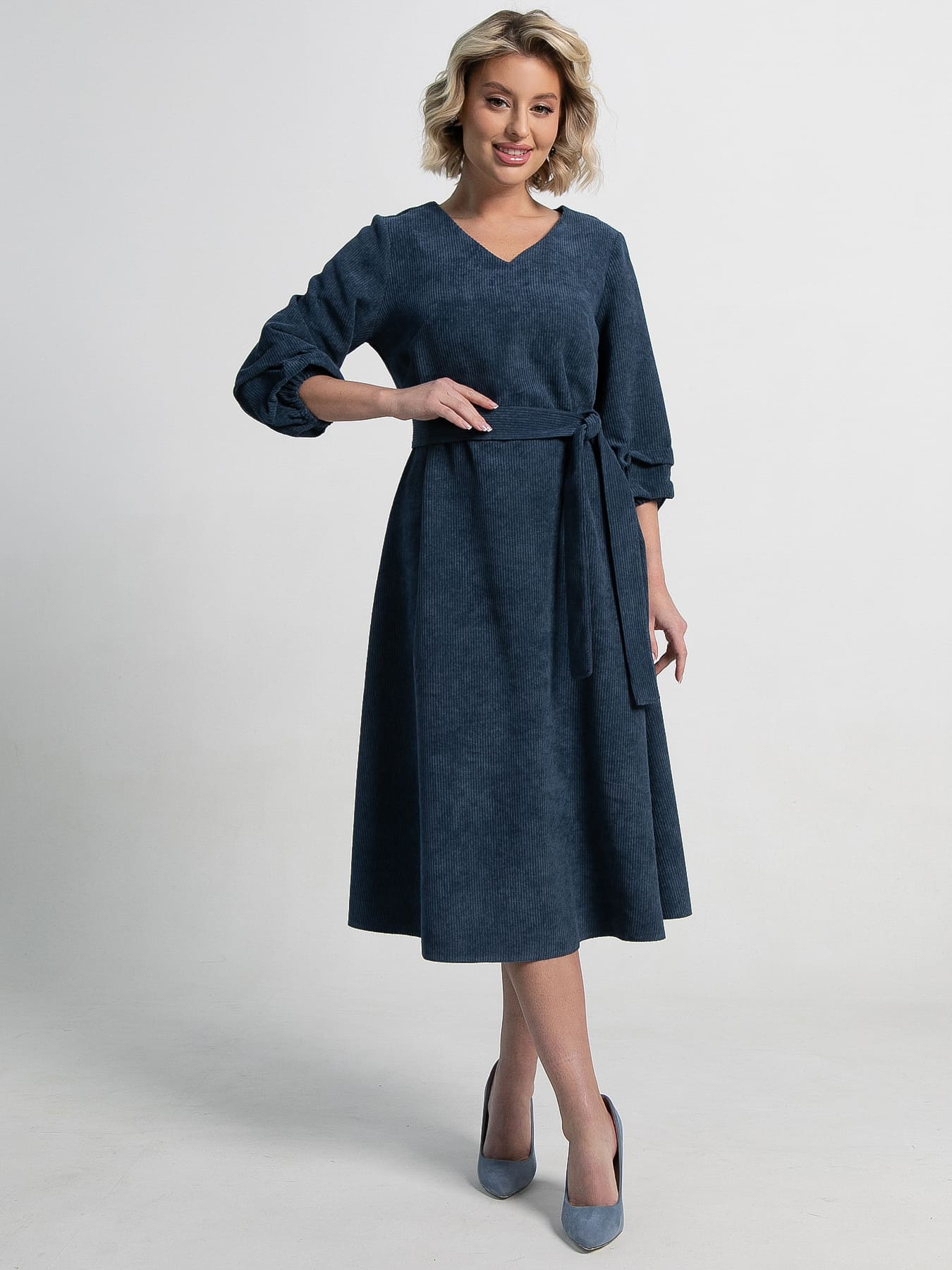 Платье Аглая (джинс) П15137-4М