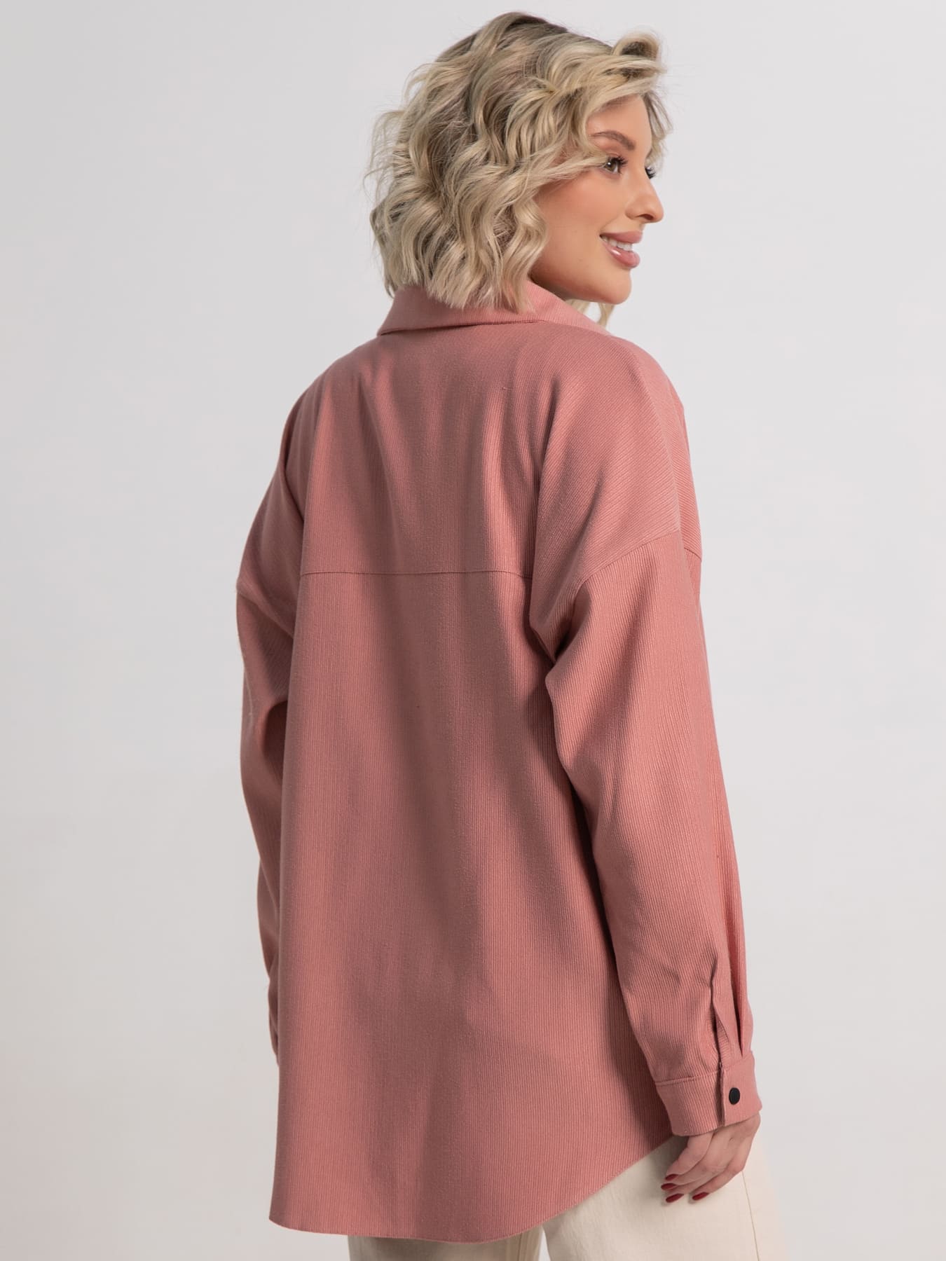 Рубашка Загадочная девушка  (пыльная роза) Б15170-4М